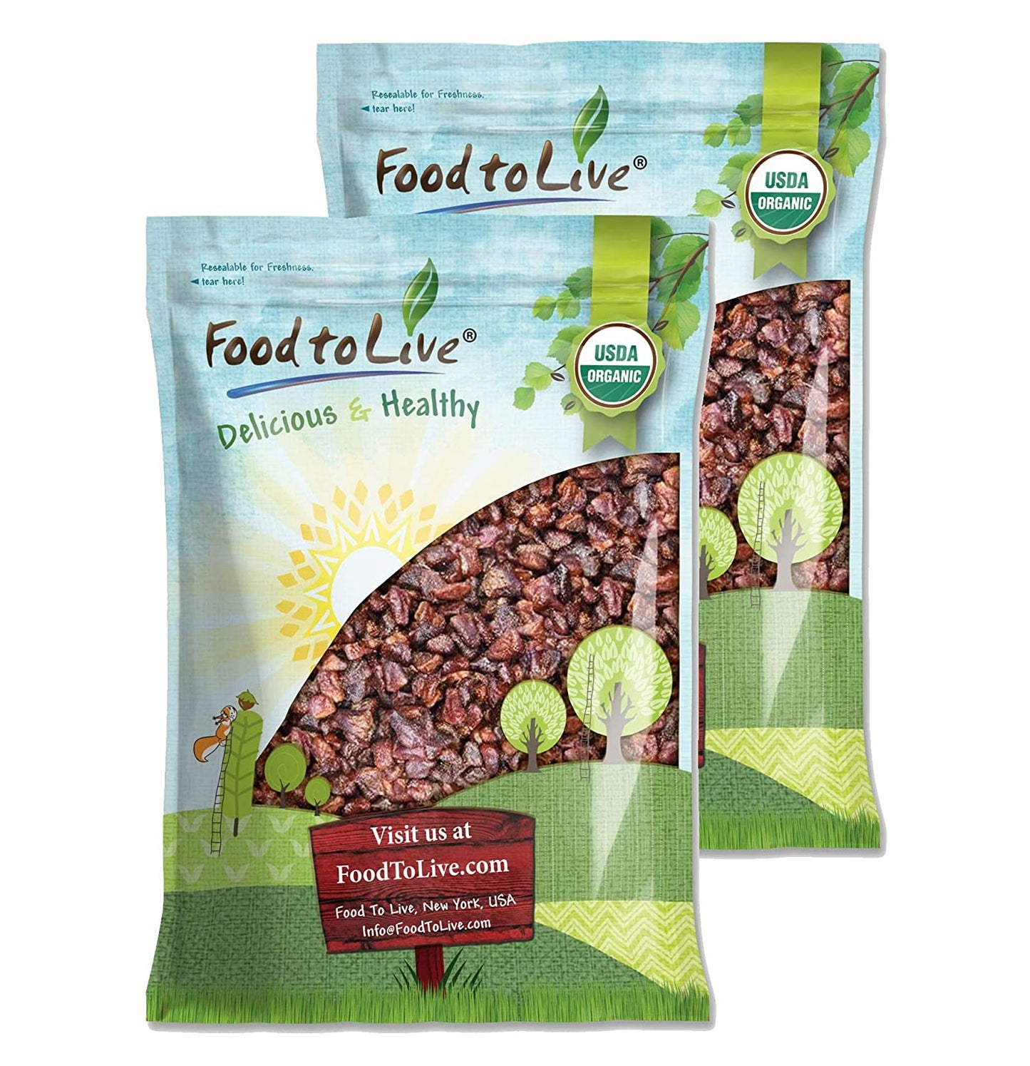 Organic Dried Strawberries - by Food To Live