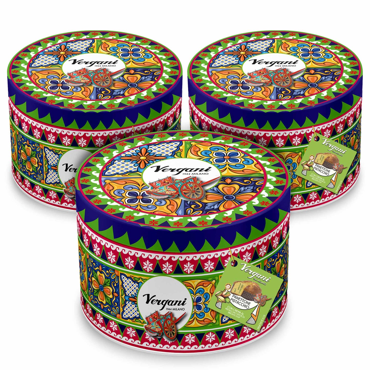 Vergani Sicily Pistachio Panettone -750g (1.65 lb)