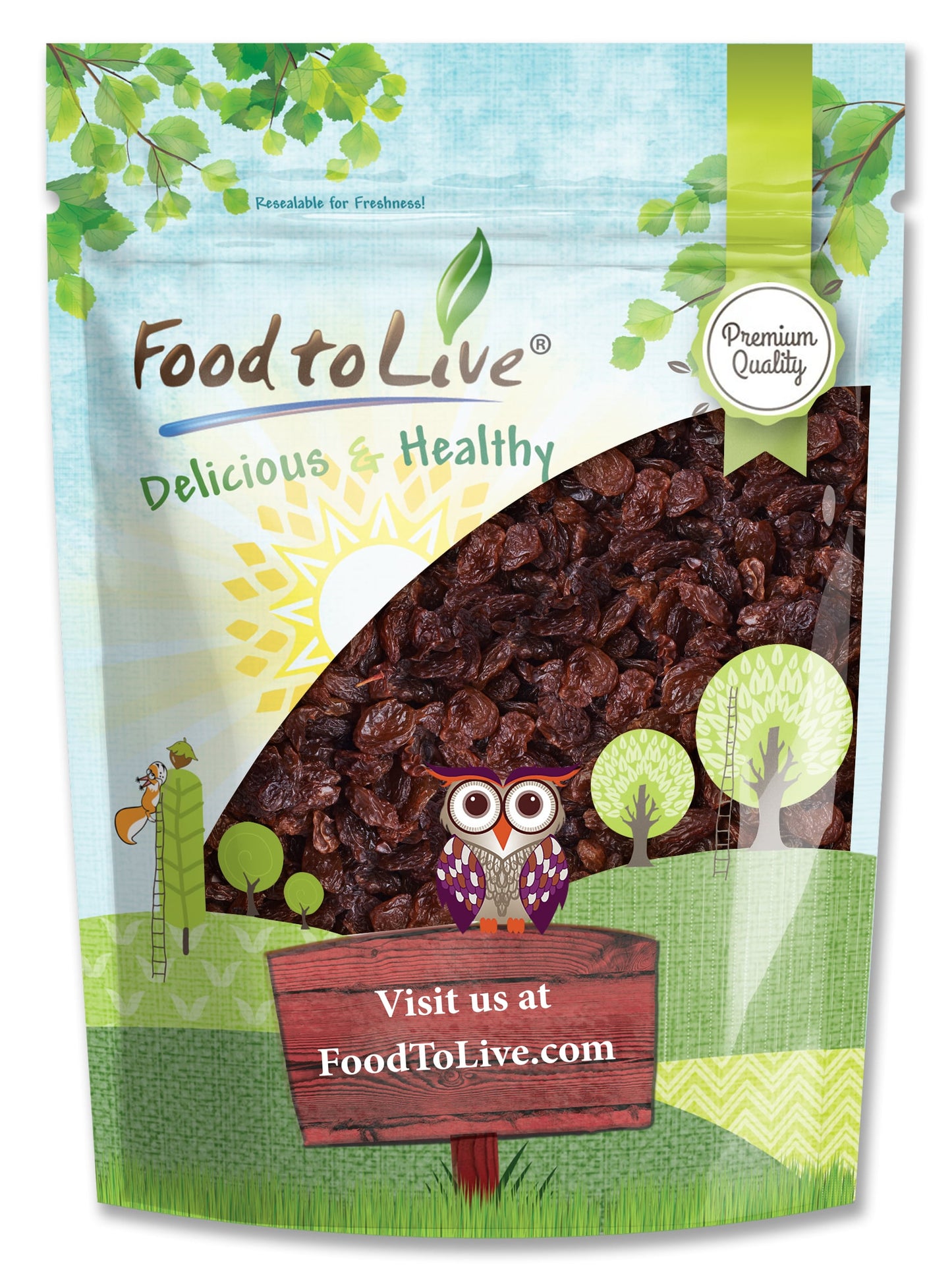 Sultana Raisins - by Food To Live