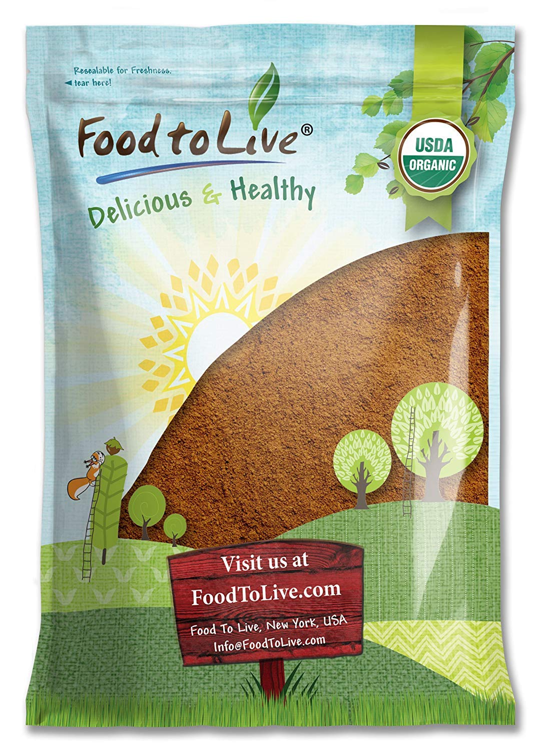 Organic Cacao Powder - by Food To Live