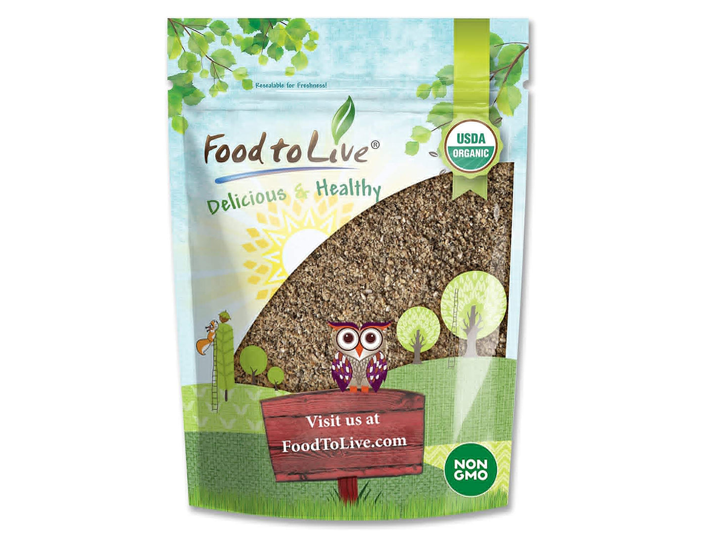 Organic Chia Seeds Flour - by Food To Live