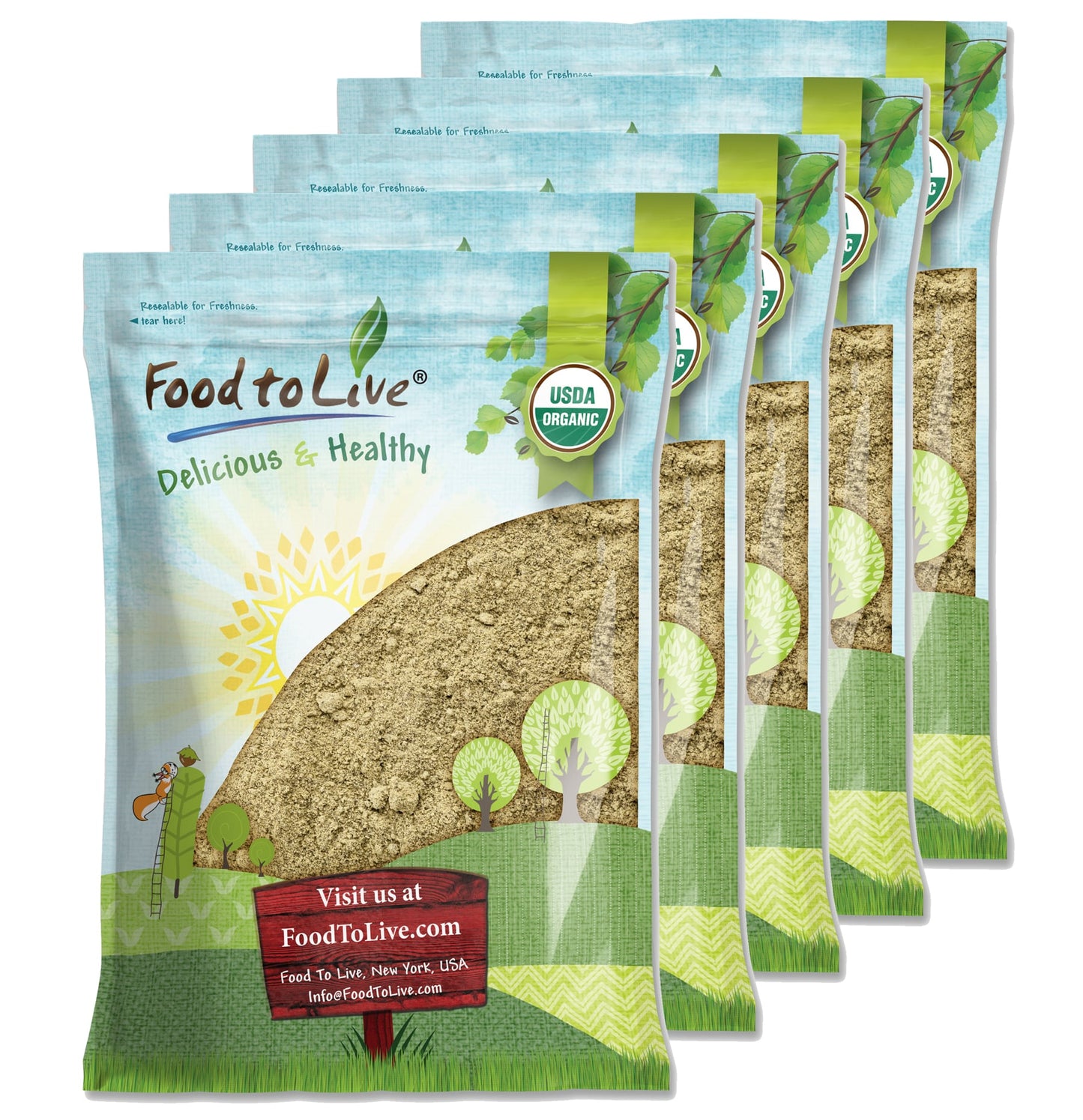 Organic Hemp Protein Powder - by Food To Live