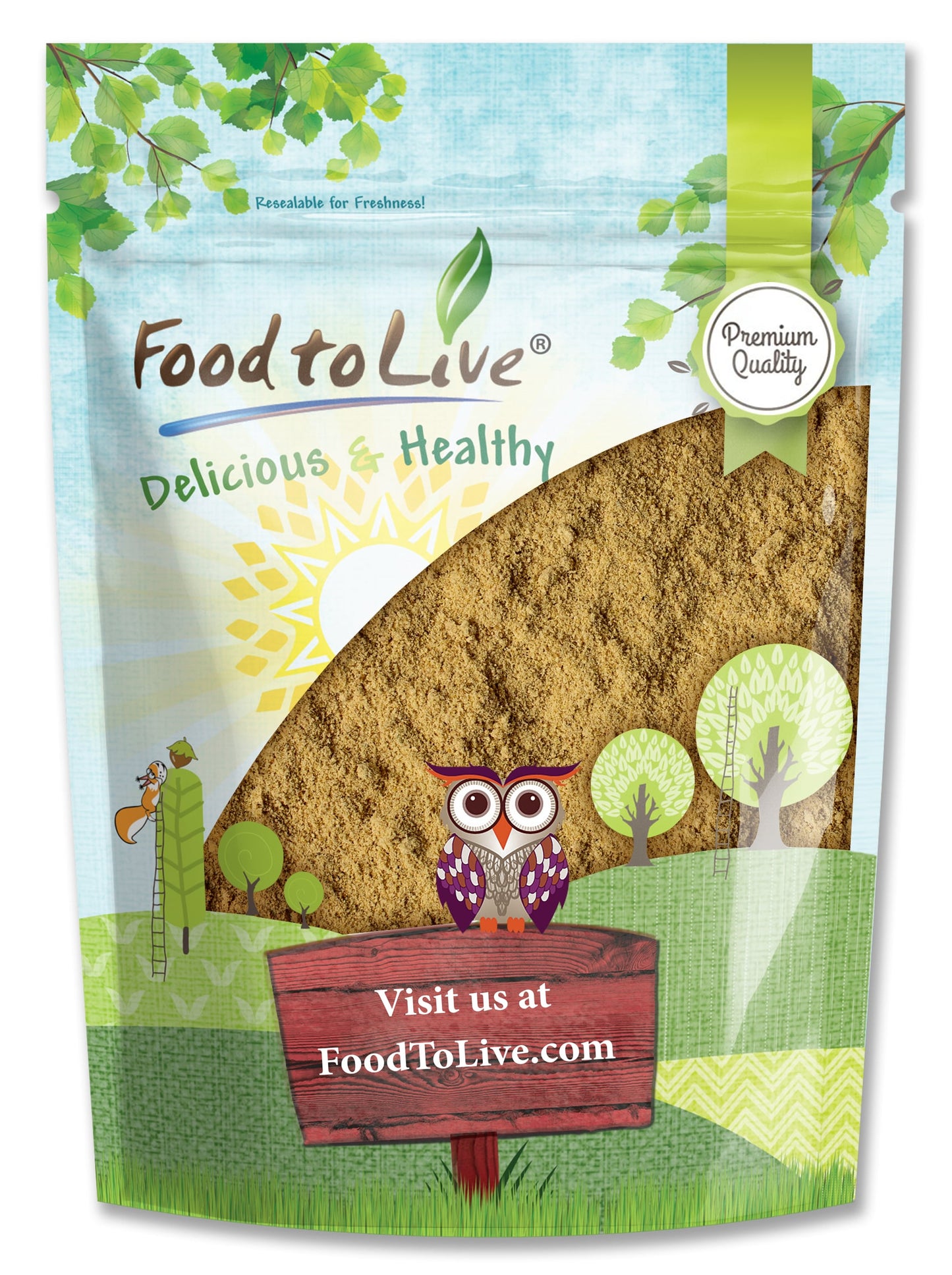 Ginger Powder — Non-GMO Verified, Finely Ground Dried Ginger Root, Pure, Kosher, Vegan, Sirtfood. Bulk Ginger Spice with Spicy-Sweet Flavor. Great for Cooking Baked Goods, Tea, Dressings, and Sauces