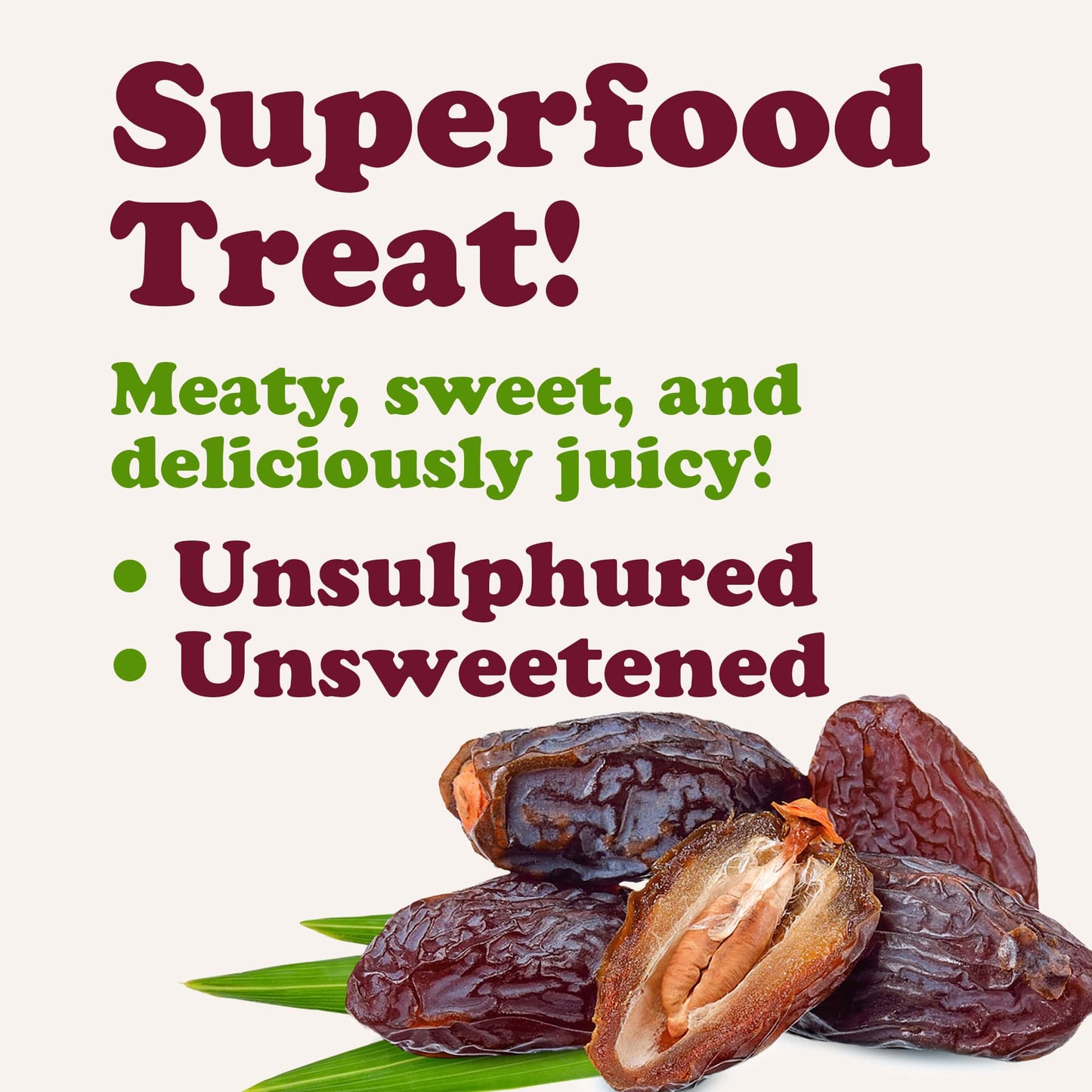 Organic California Medjool Dates - by Food To Live
