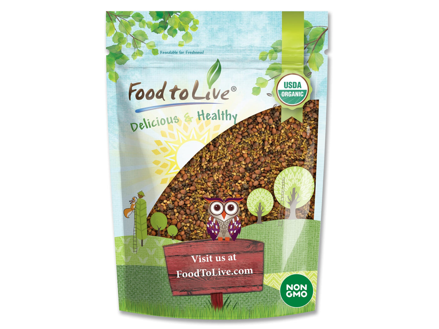 Organic Salad Mix of Sprouting Seeds - by Food To Live