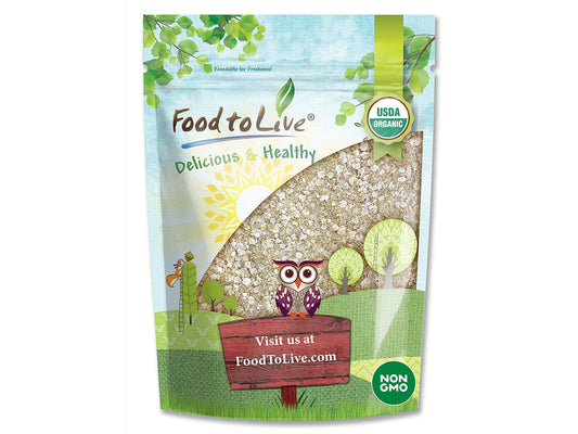 Organic White Quinoa Flakes - by Food To Live