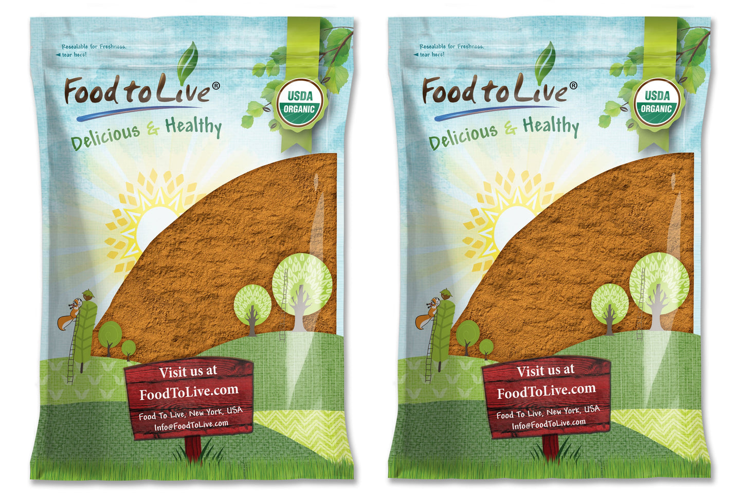 Organic Cinnamon Powder - by Food To Live