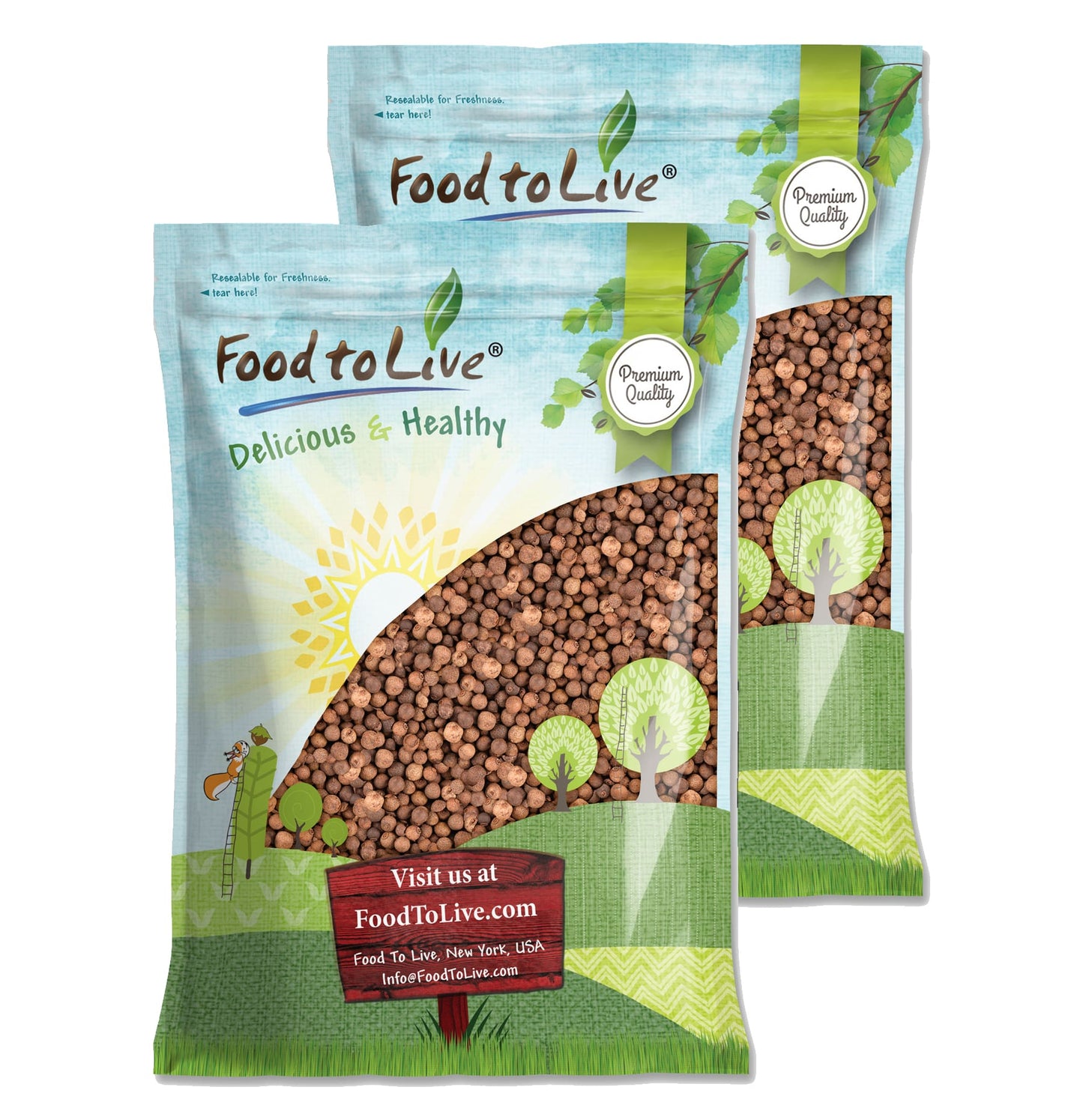 Allspice Berries — Non-GMO Verified, Whole, Kosher, Raw, Vegan