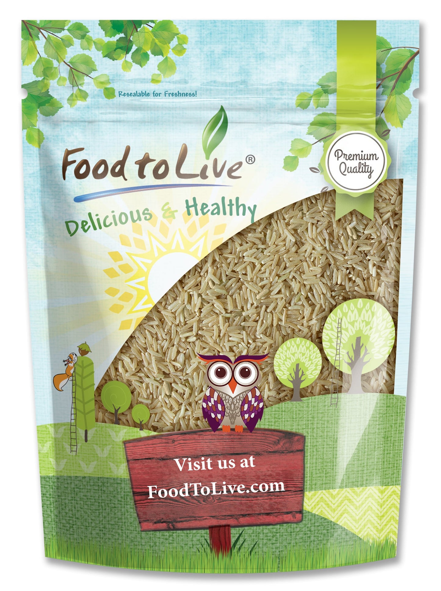 Long Grain Brown Rice - by Food To Live
