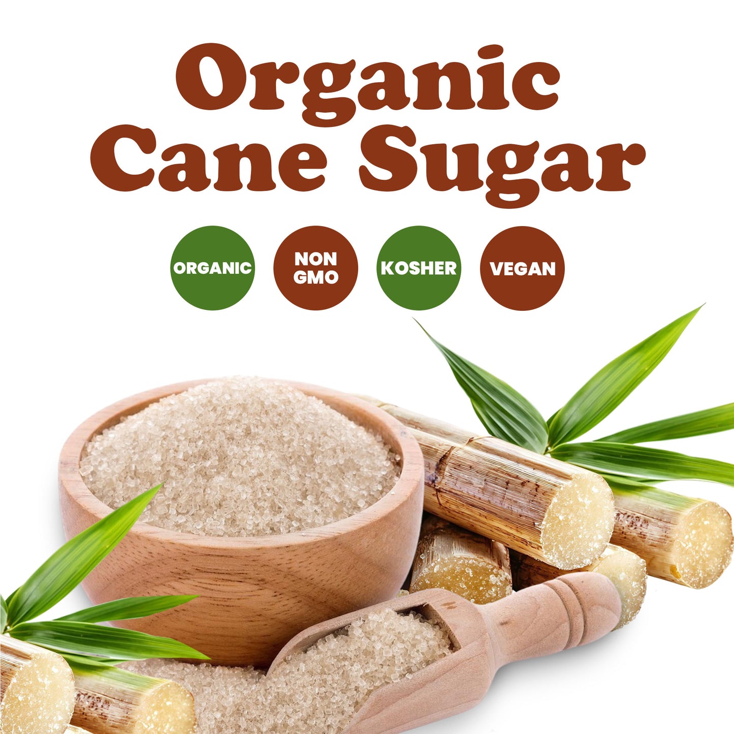 Organic Cane Sugar - by Food to Live