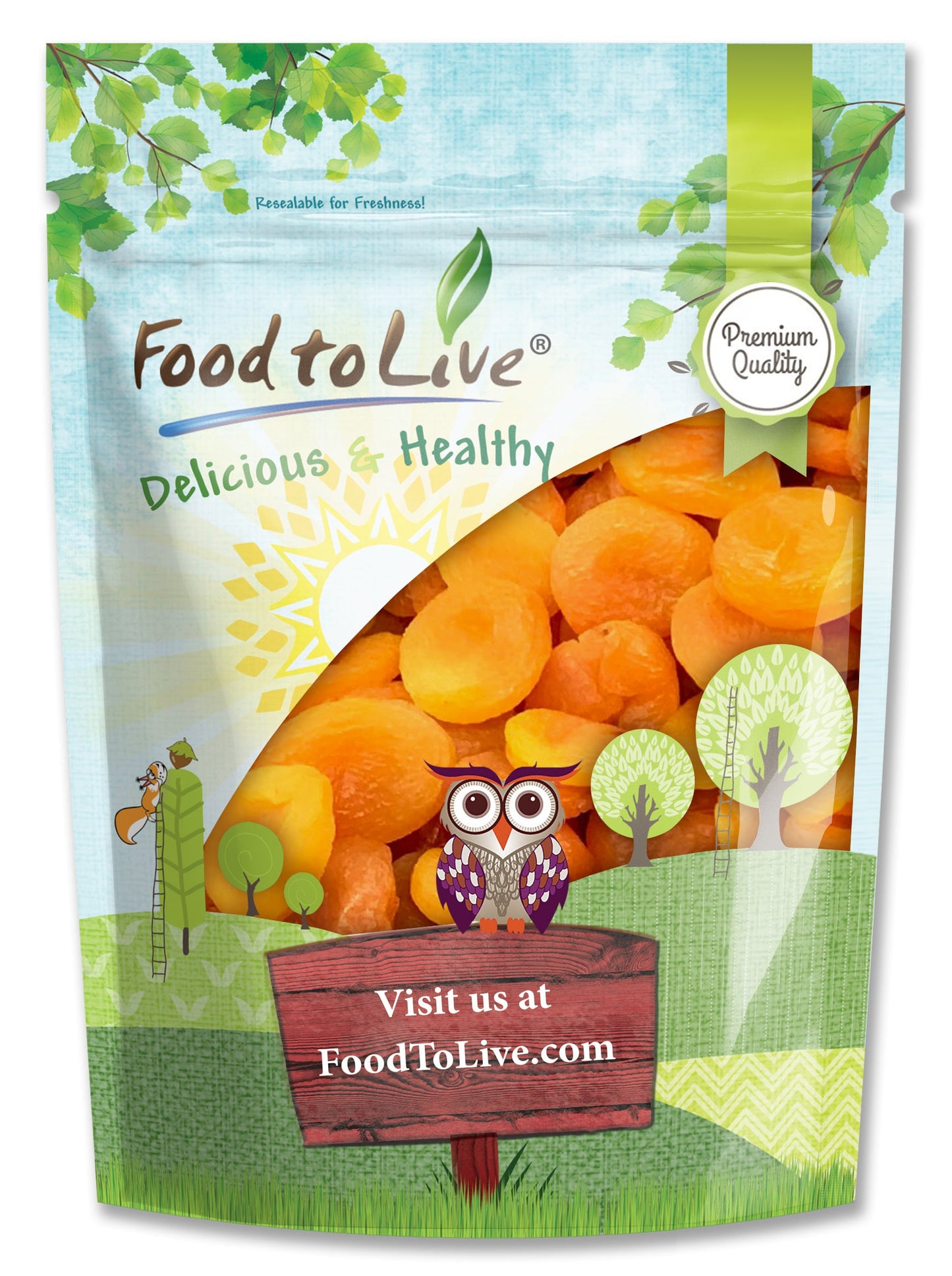 Dried Apricots - by Food To Live