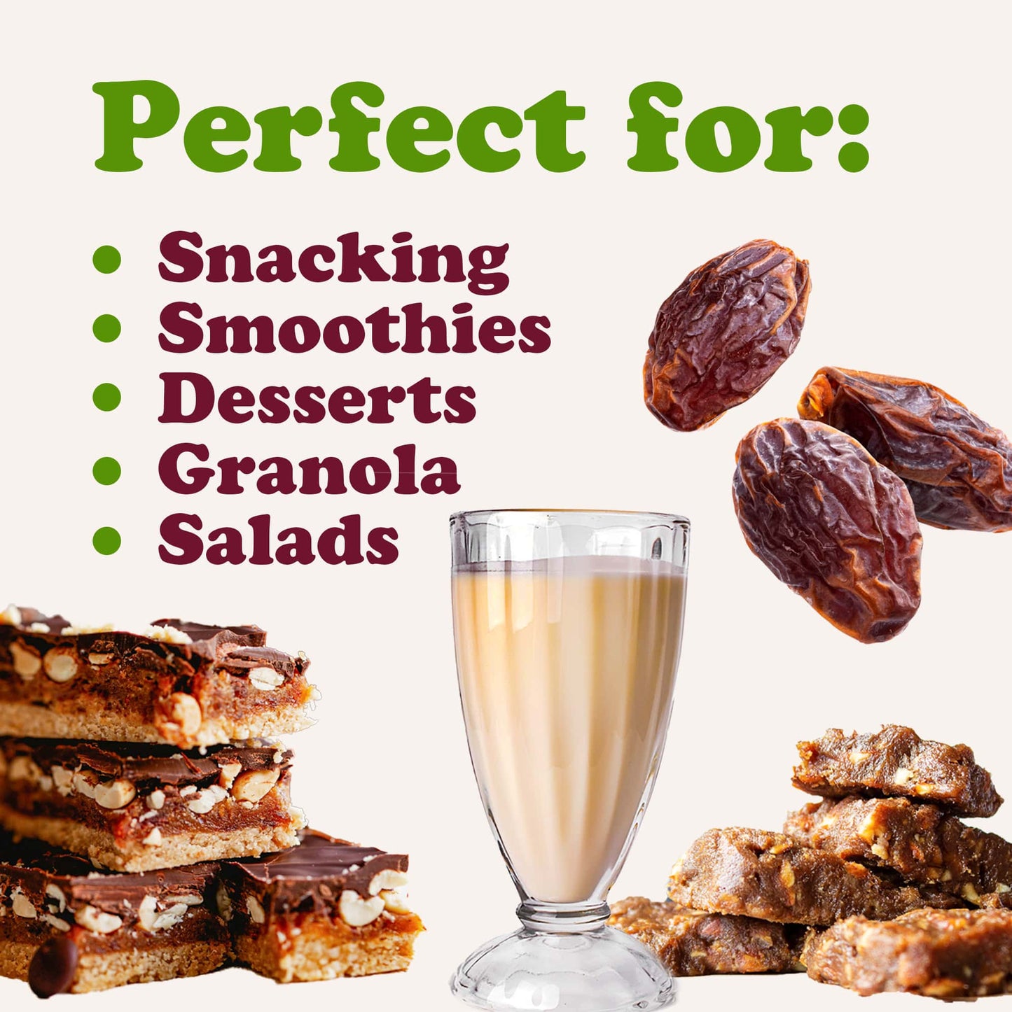 Organic California Medjool Dates - by Food To Live