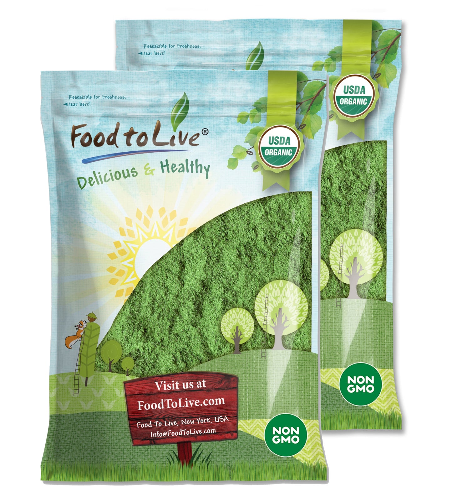 Organic Matcha Green Tea Powder - by Food To Live