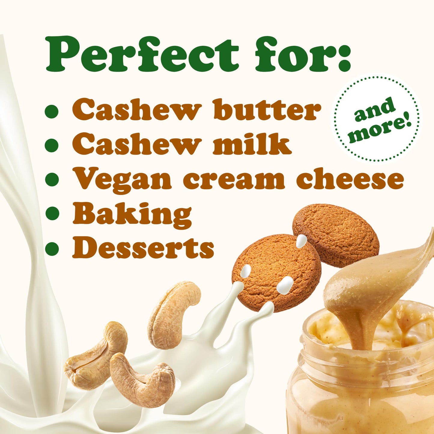 Raw Cashews - by Food To Live
