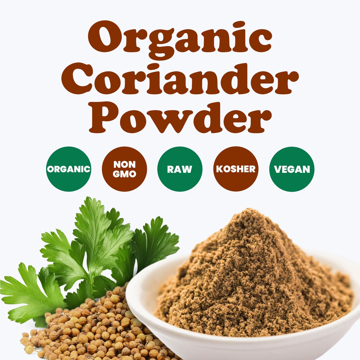 Organic Coriander Powder - by Food To Live