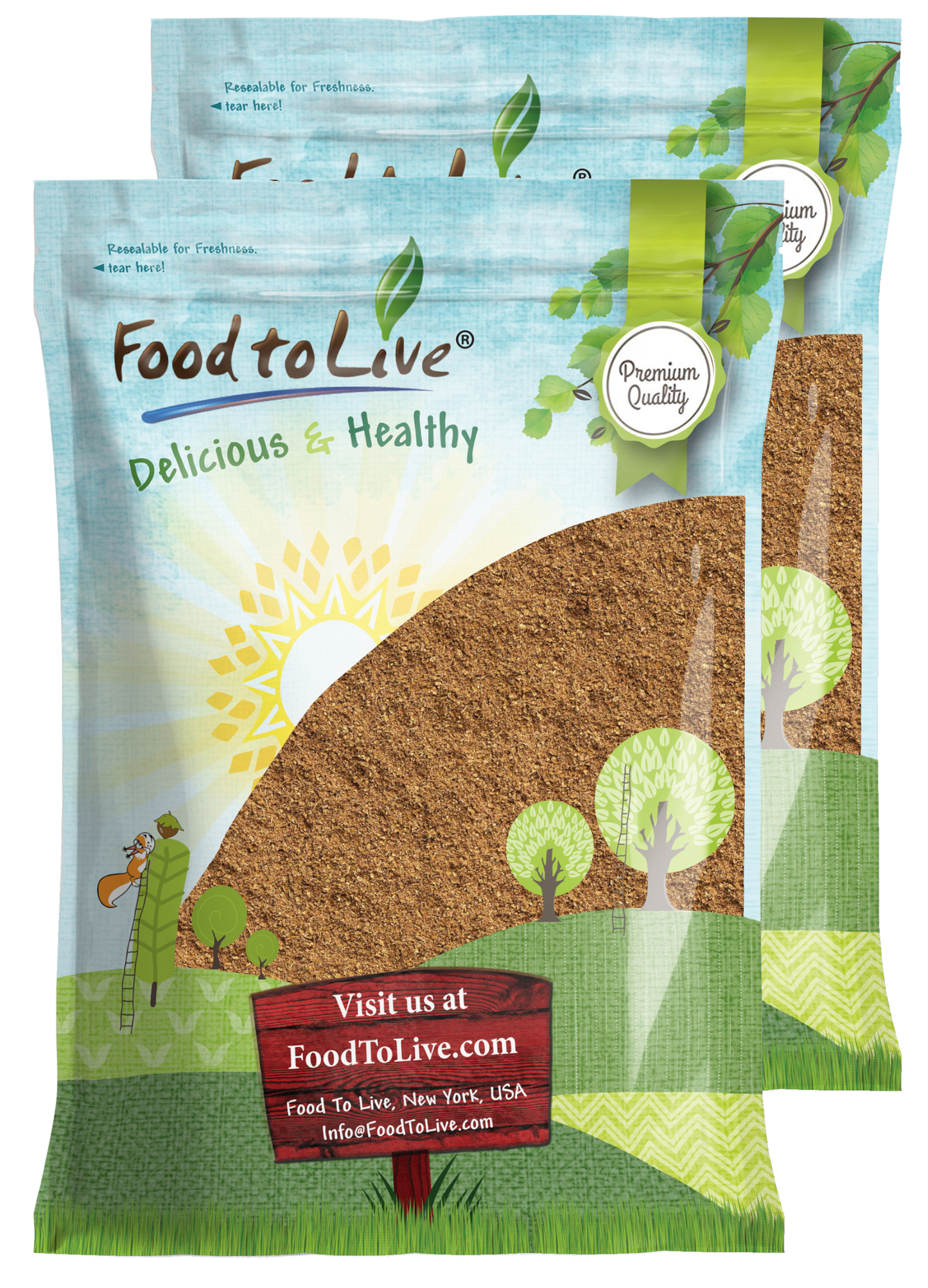 Ground Coriander Seeds – Non-GMO, Vegan, Kosher, Bulk – by Food to Live