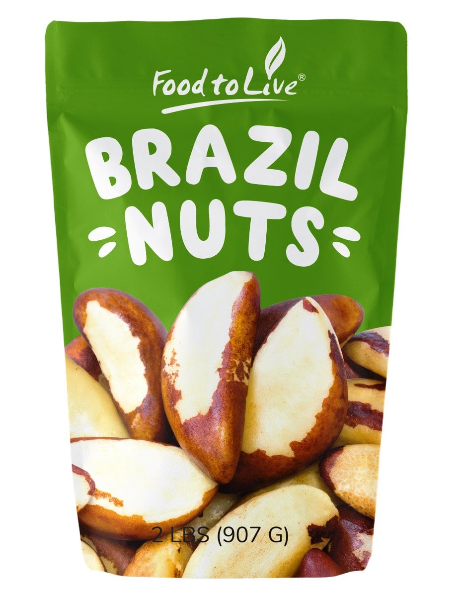 Dry Roasted Brazil Nuts with Himalayan Salt - by Food To Live