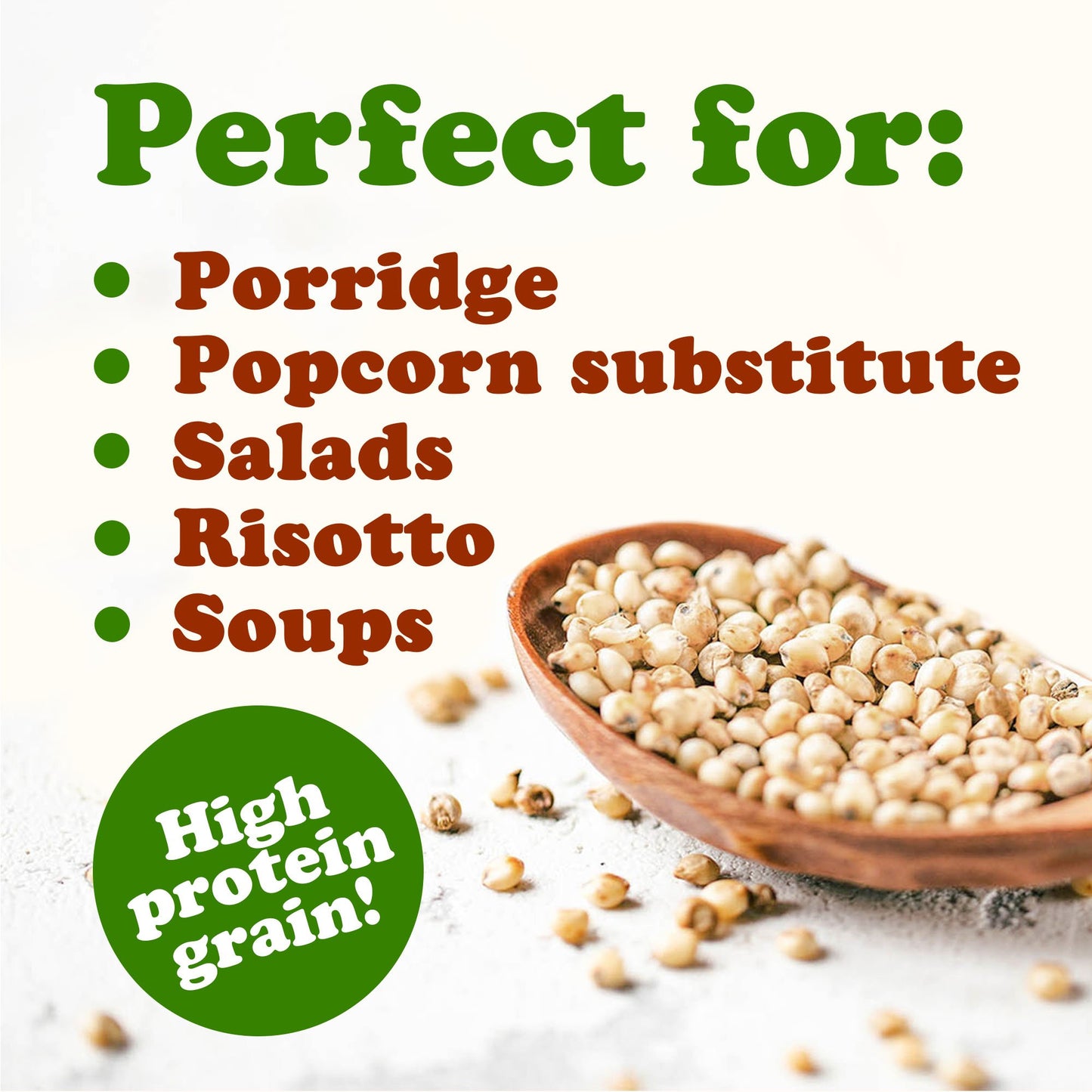 Organic Great Plains White Sorghum Grain - by Food to Live