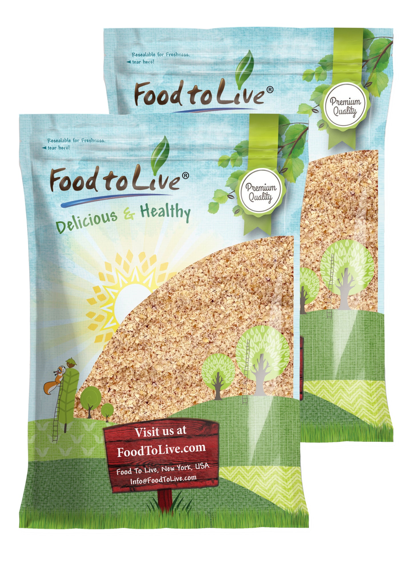 Organic Hazelnut Meal - by Food To Live