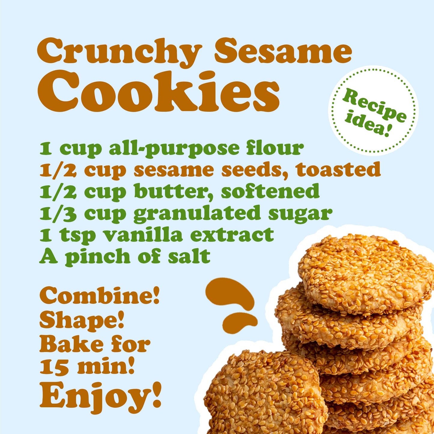 Organic Sesame Seeds - by Food To Live