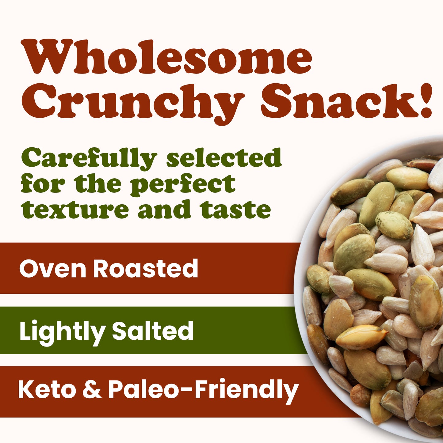 Organic Roasted and Salted Sunflower and Pumpkin Seed Mix - by Food To Live