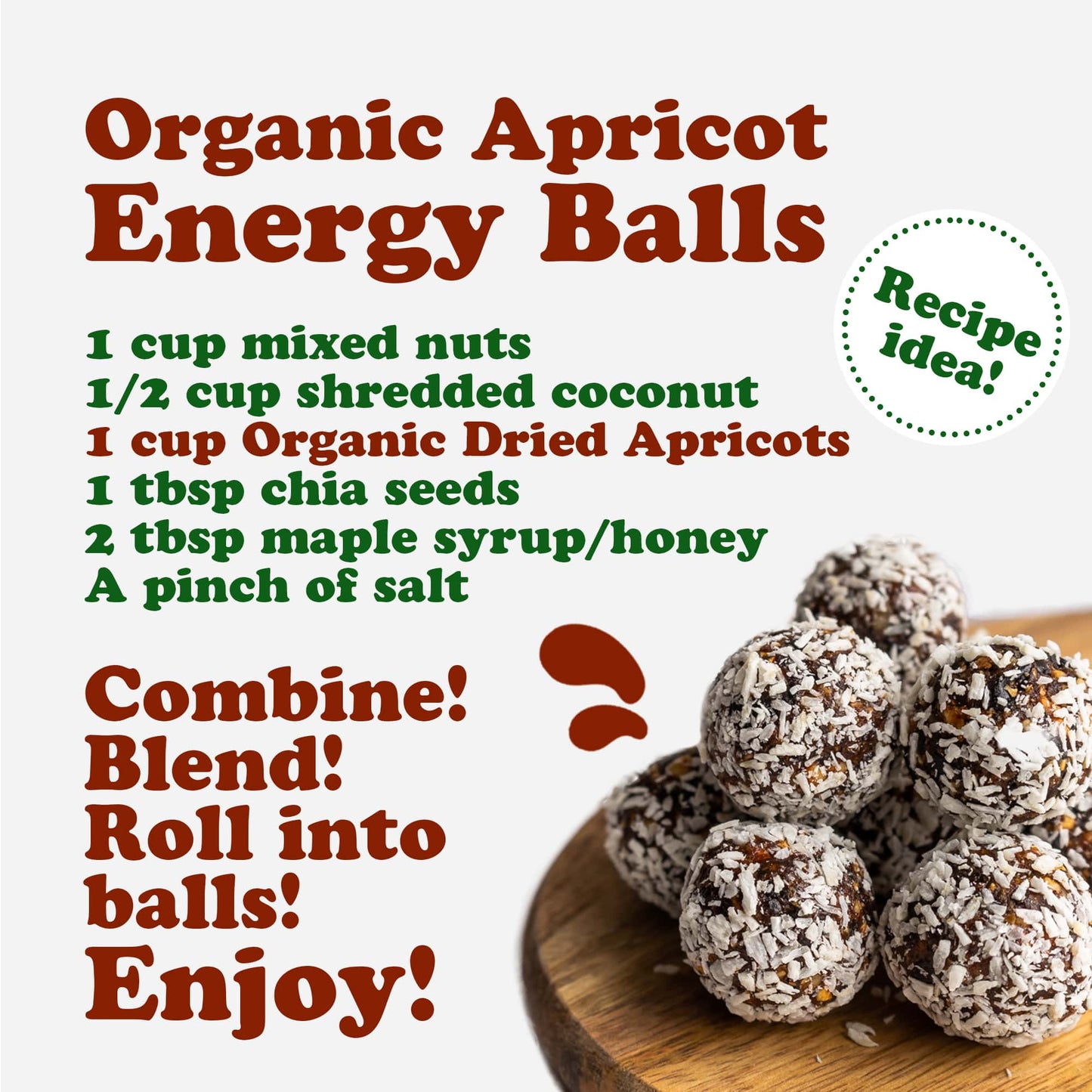 Organic Dried Apricots - by Food To Live
