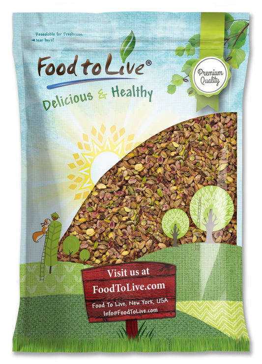 Dry Roasted Pistachio Kernels with Himalayan Salt - by Food To Live