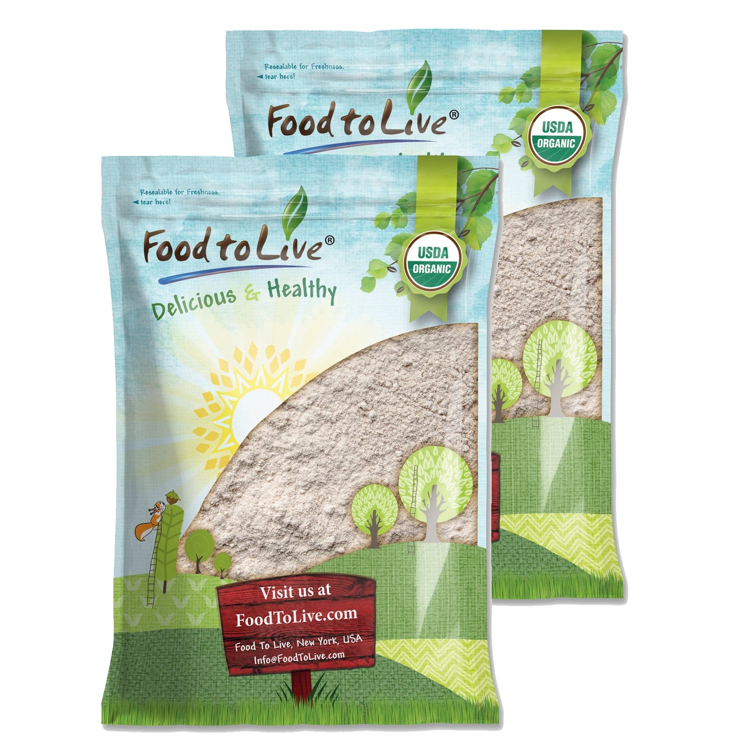Organic Whole Grain Buckwheat Flour Blend - by Food To Live