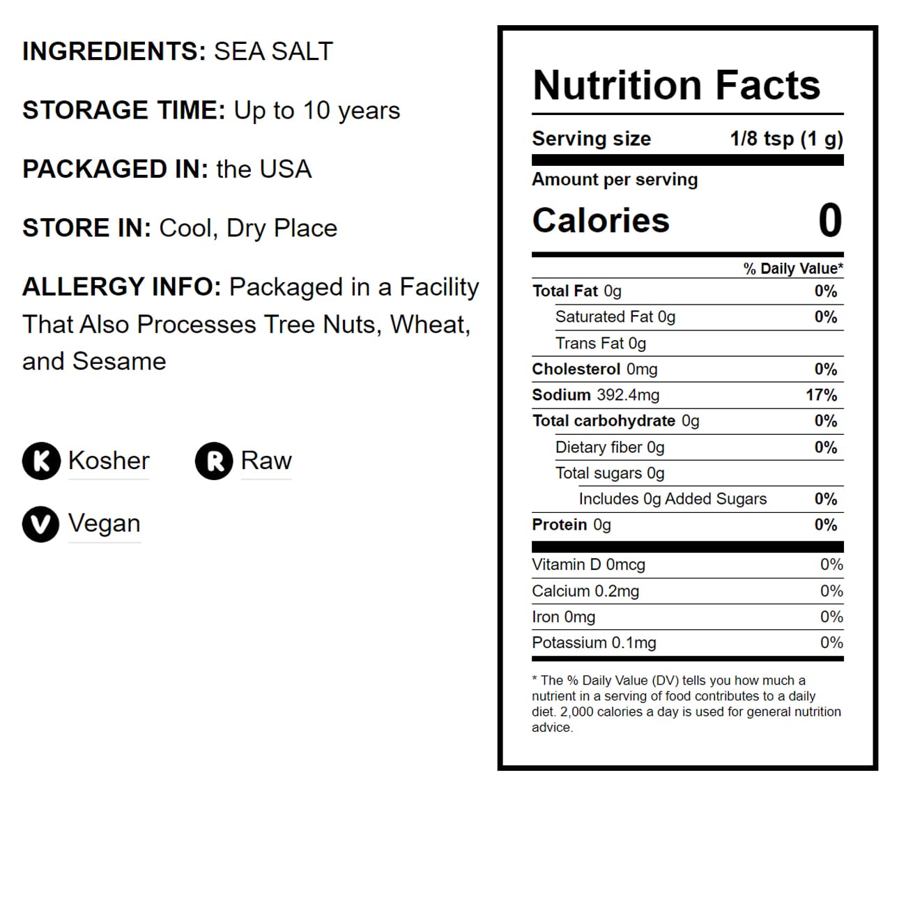 Coarse Mediterranean Sea Salt - by Food To Live
