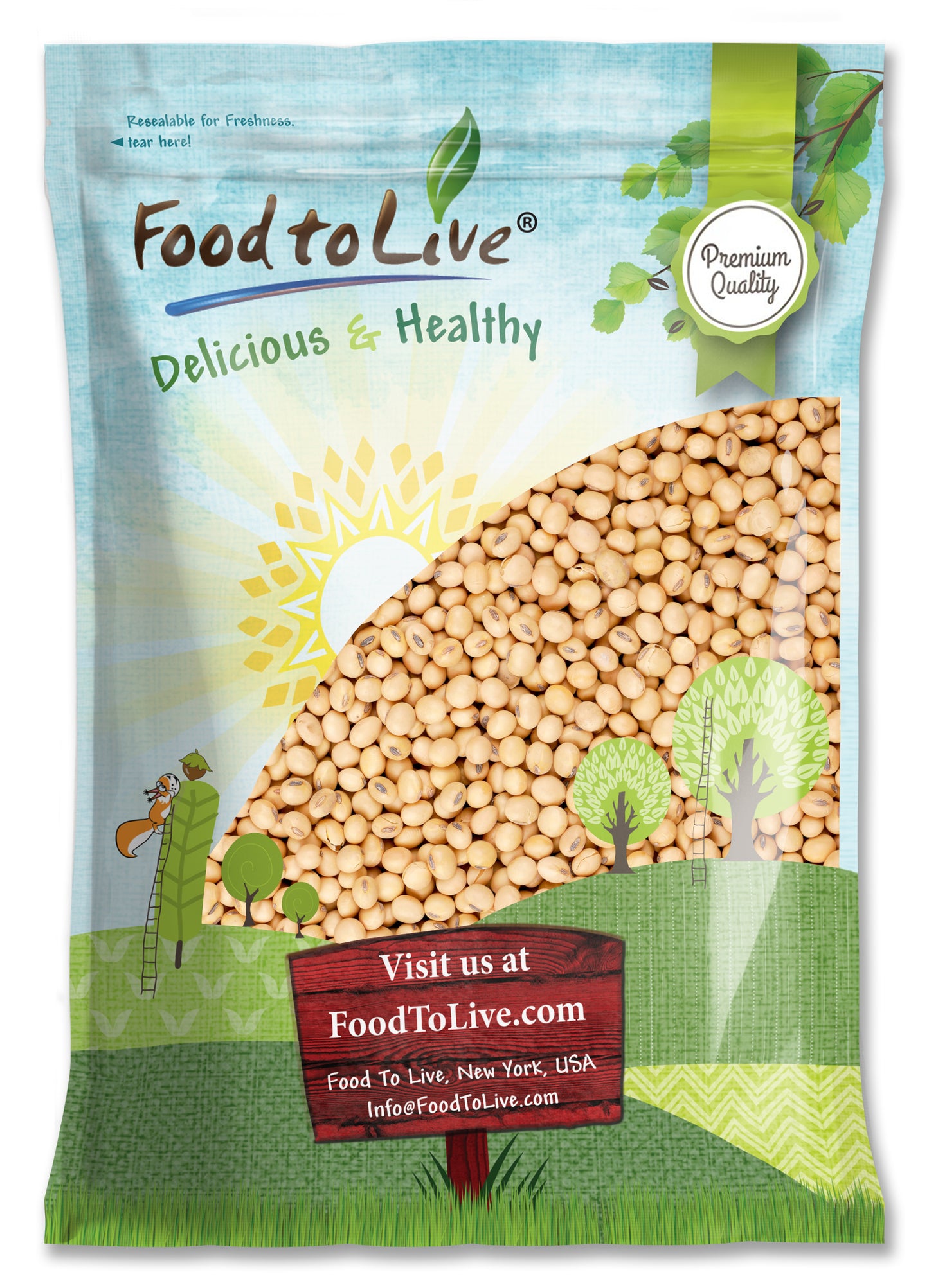 Organic Soybeans – by Food to Live