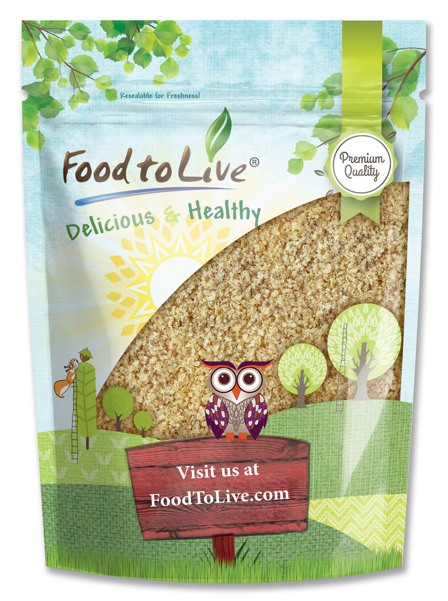 Pre-Cooked White Quinoa - by Food To Live