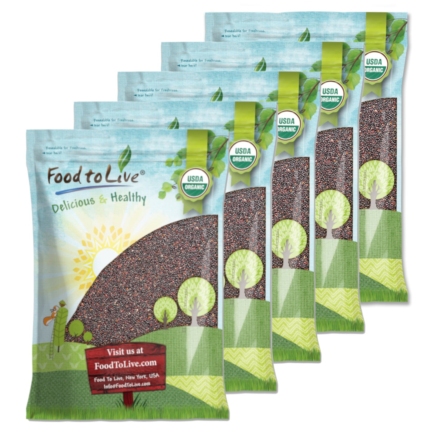 Organic Black Quinoa - by Food To Live