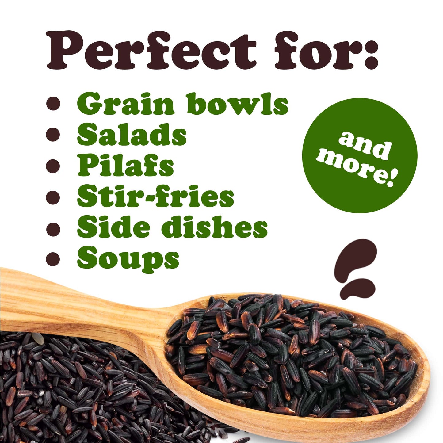 Organic Black Rice - by Food To Live