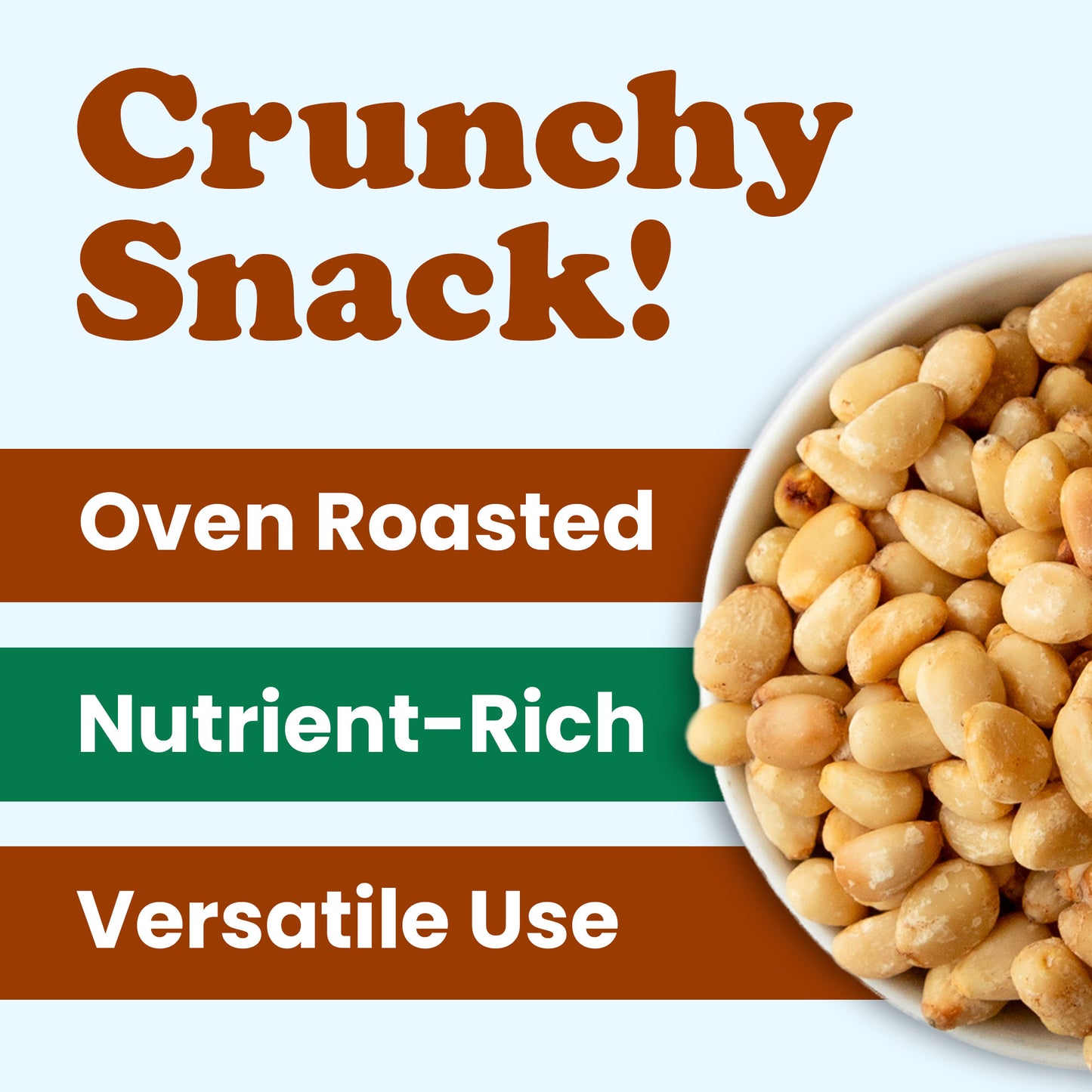 Organic Dry Roasted Pine Nuts - by Food to Live