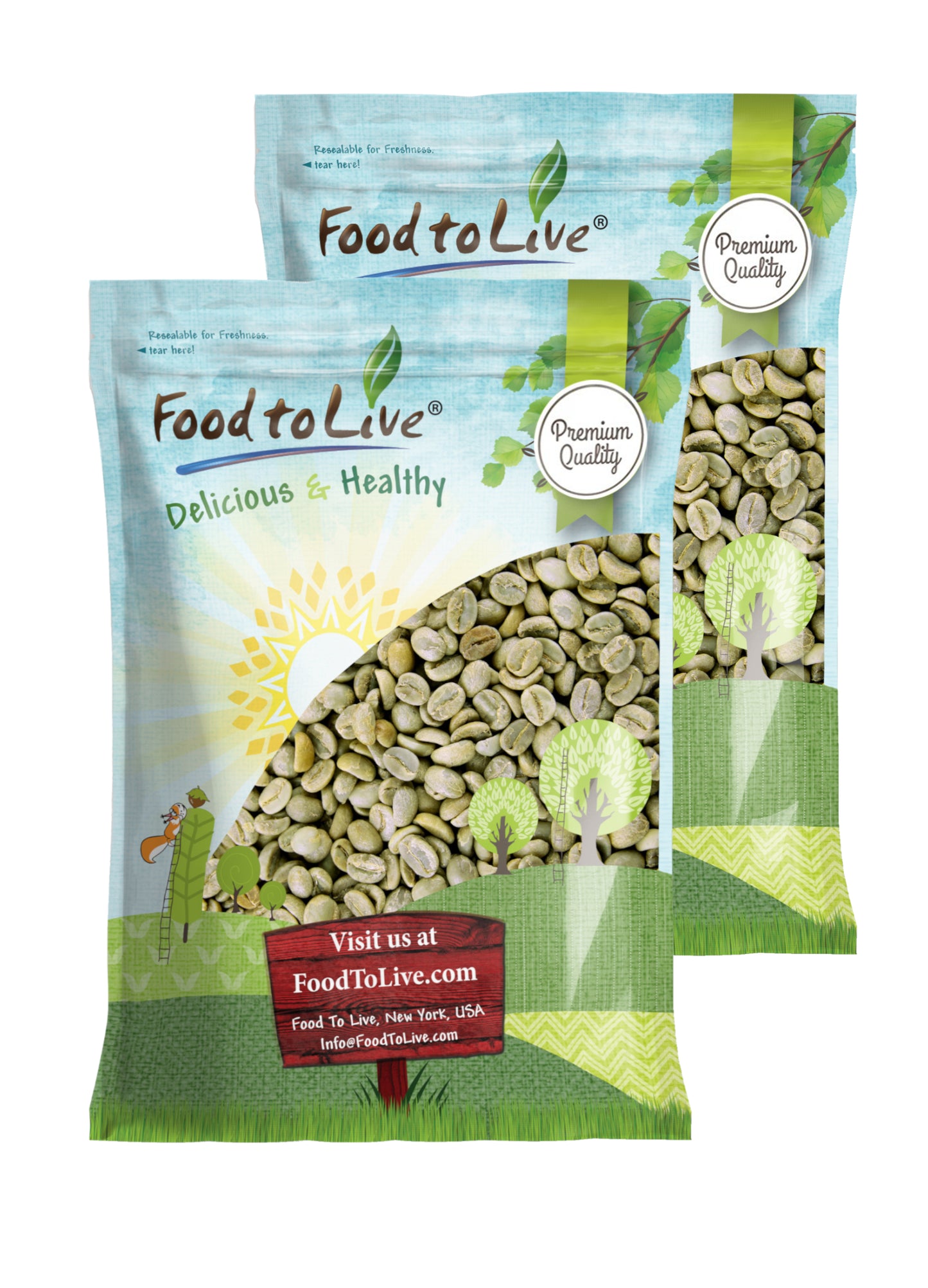 Organic Honduran Arabica Green Beans - by Food to Live