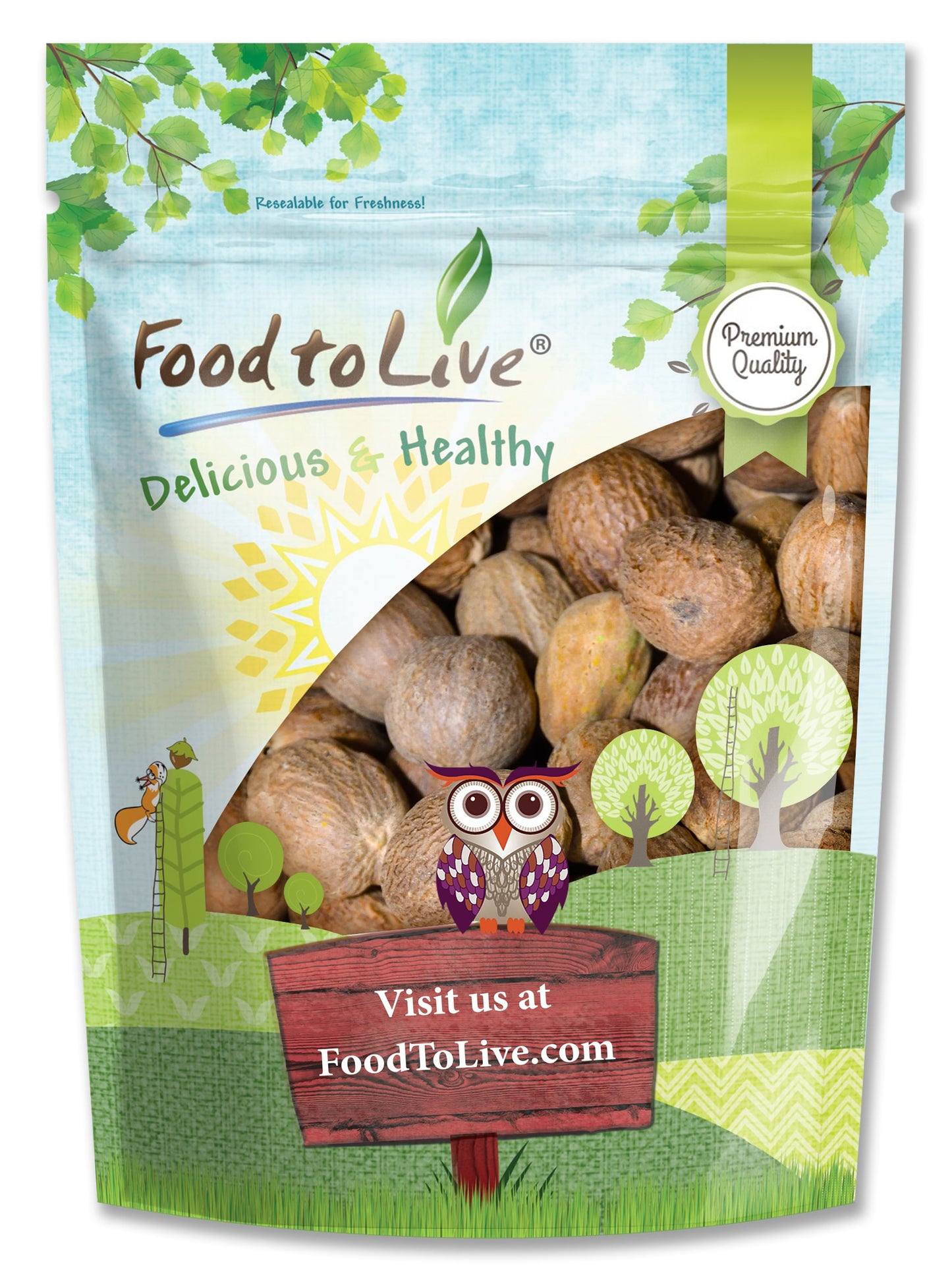 Whole Nutmeg - by Food To Live