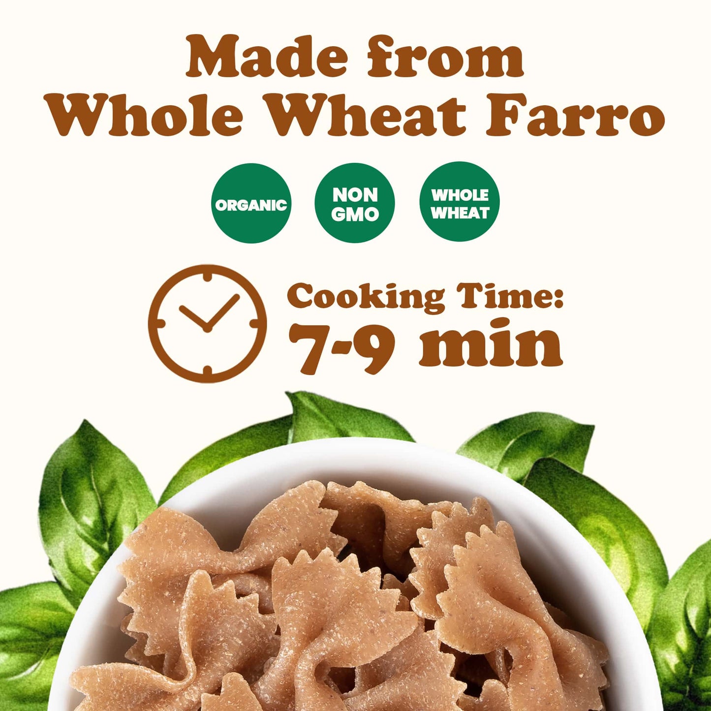 Organic Farro Farfalle Pasta - by Food To Live