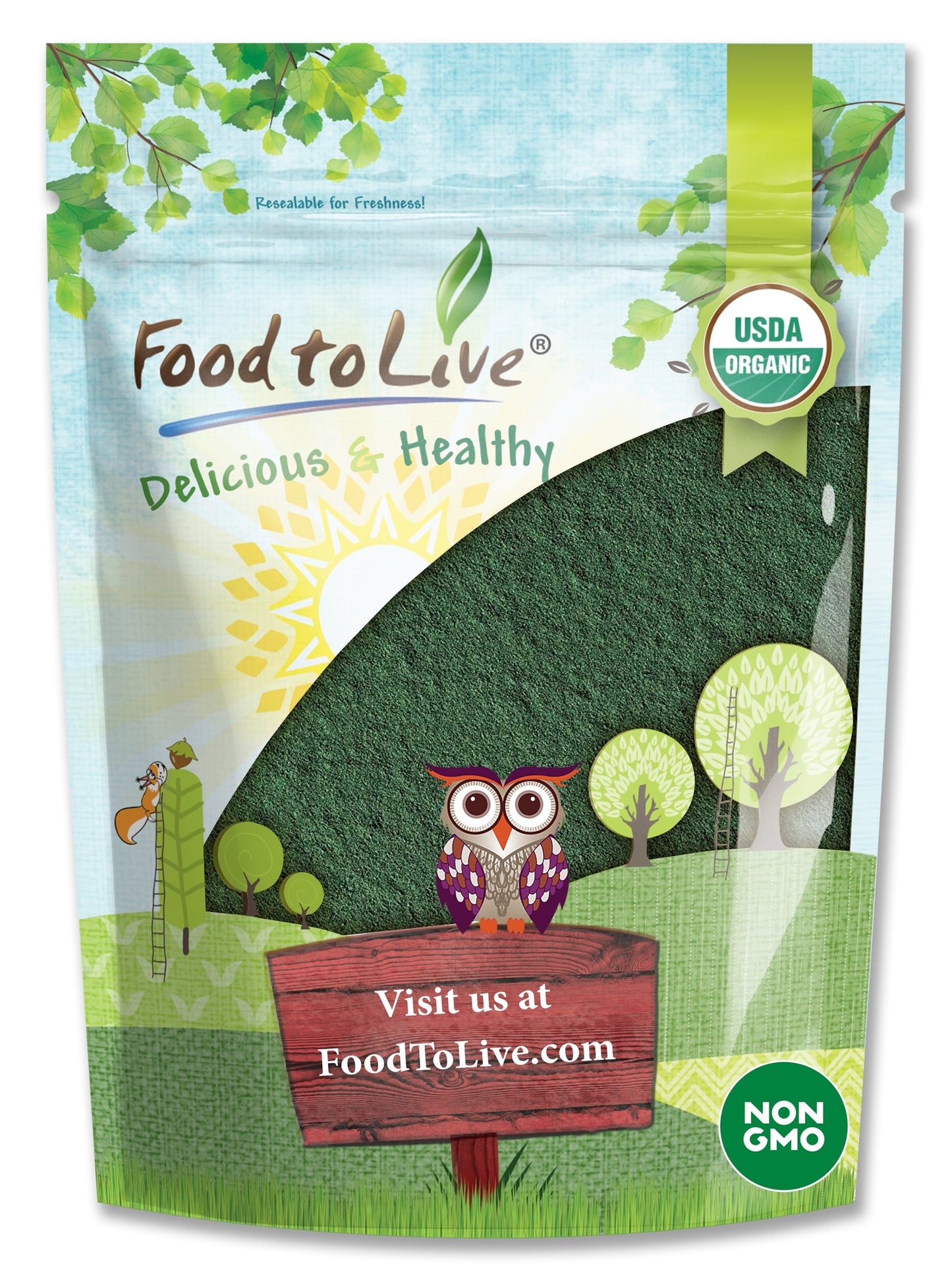 Organic Chlorella Powder - by Food To Live