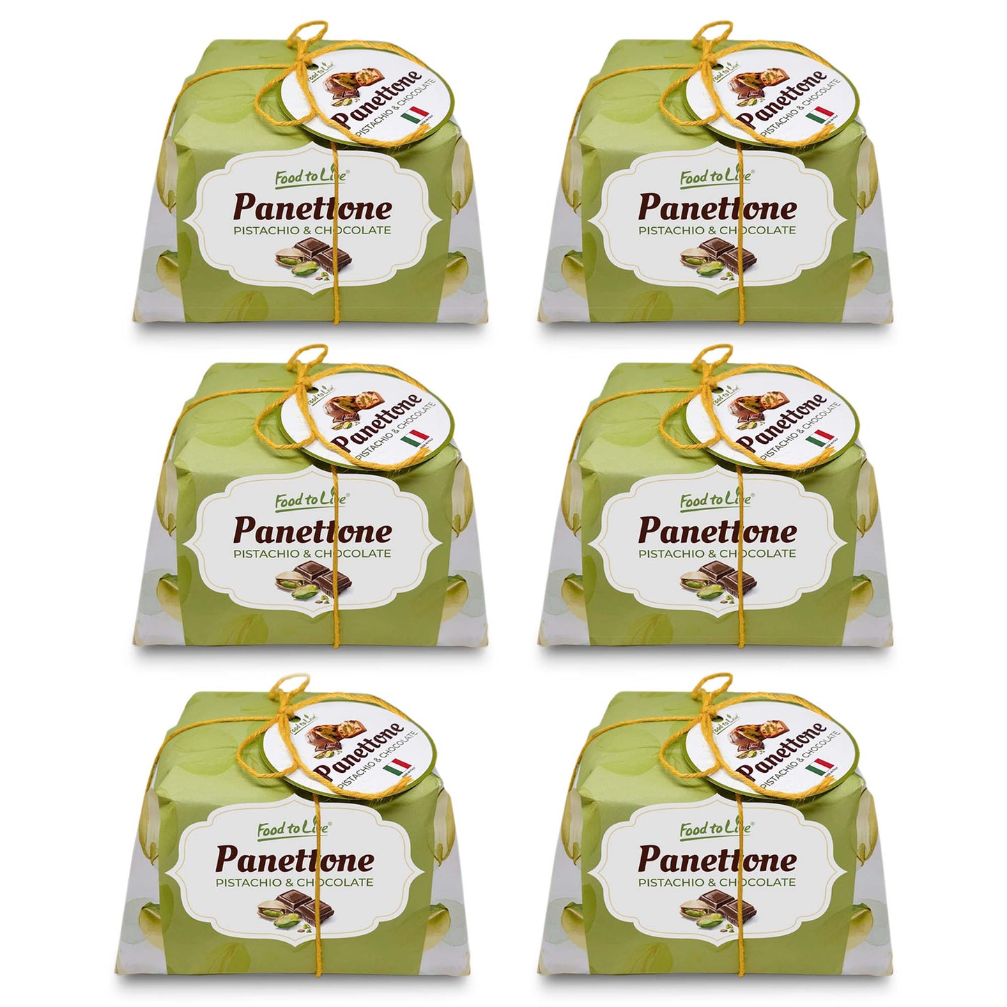 Italian Pistachio and Chocolate Panettone - by Food to Live