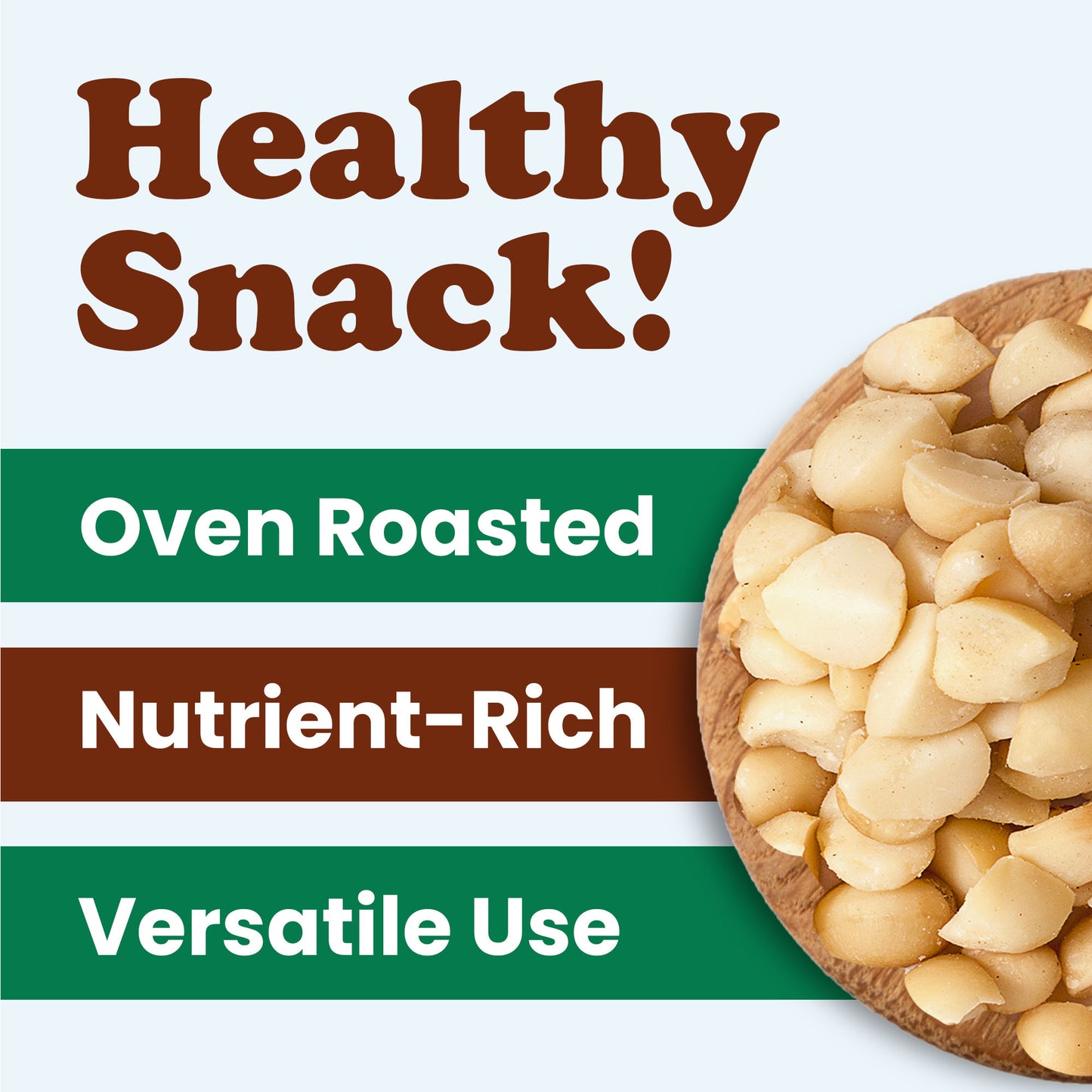 Macadamia Nuts, Pieces, Roasted - by Food to Live