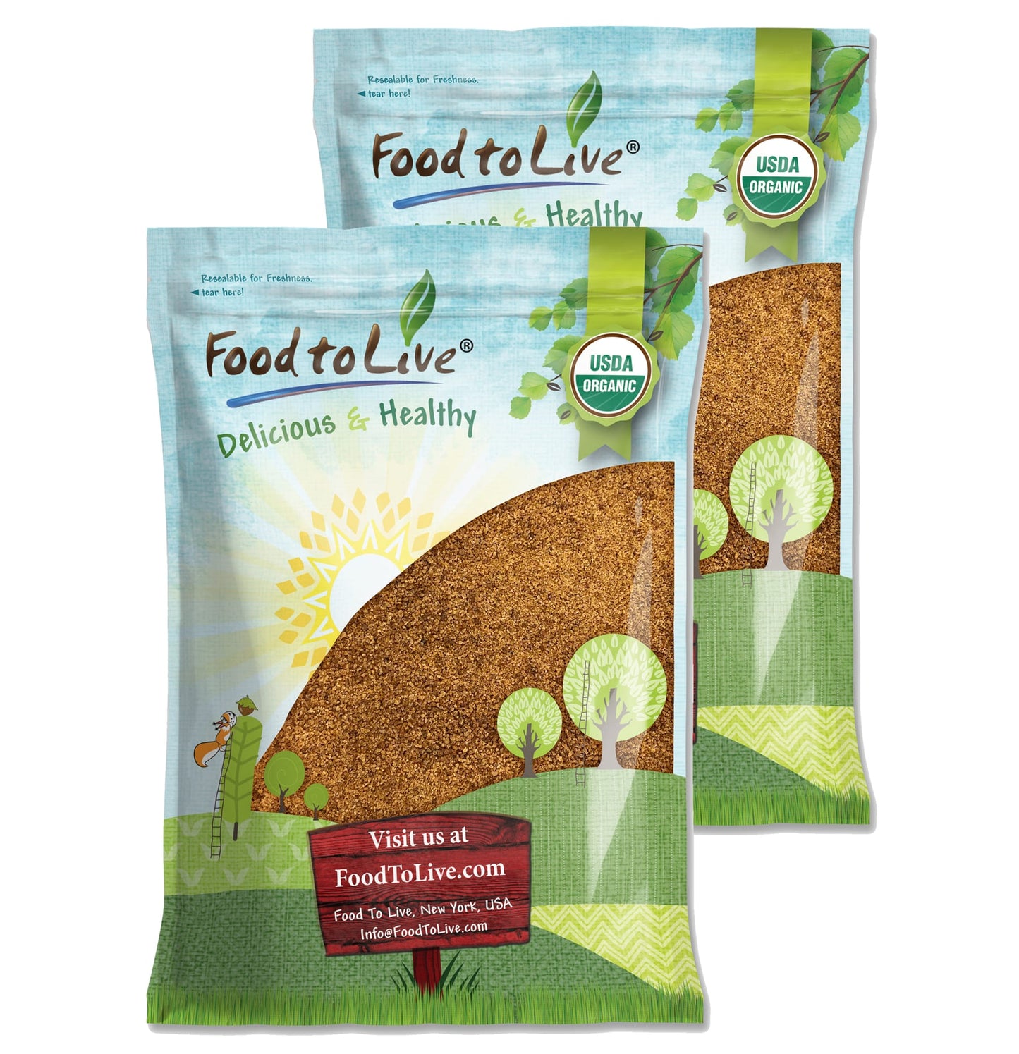 Organic Brown Coconut Sugar - by Food To Live