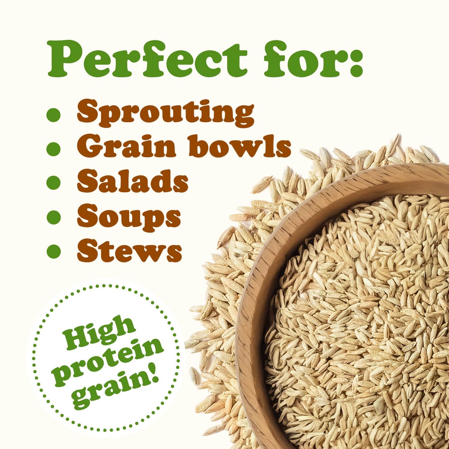 Rye Berries - by Food To Live