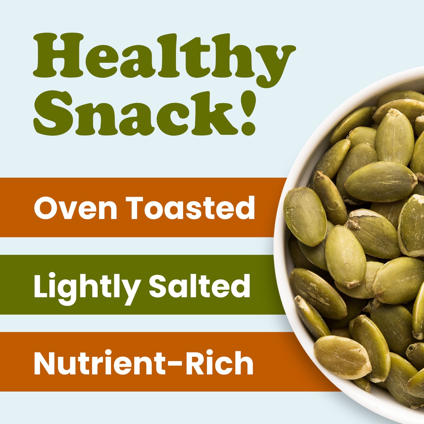 Organic Dry Roasted Pumpkin Seeds with Himalayan Salt - by Food To Live