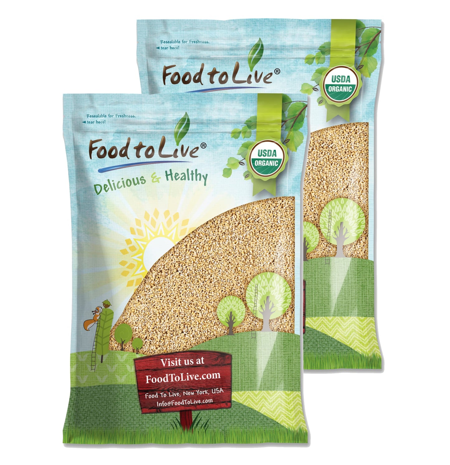 Organic Steel Cut Oats - by Food To Live