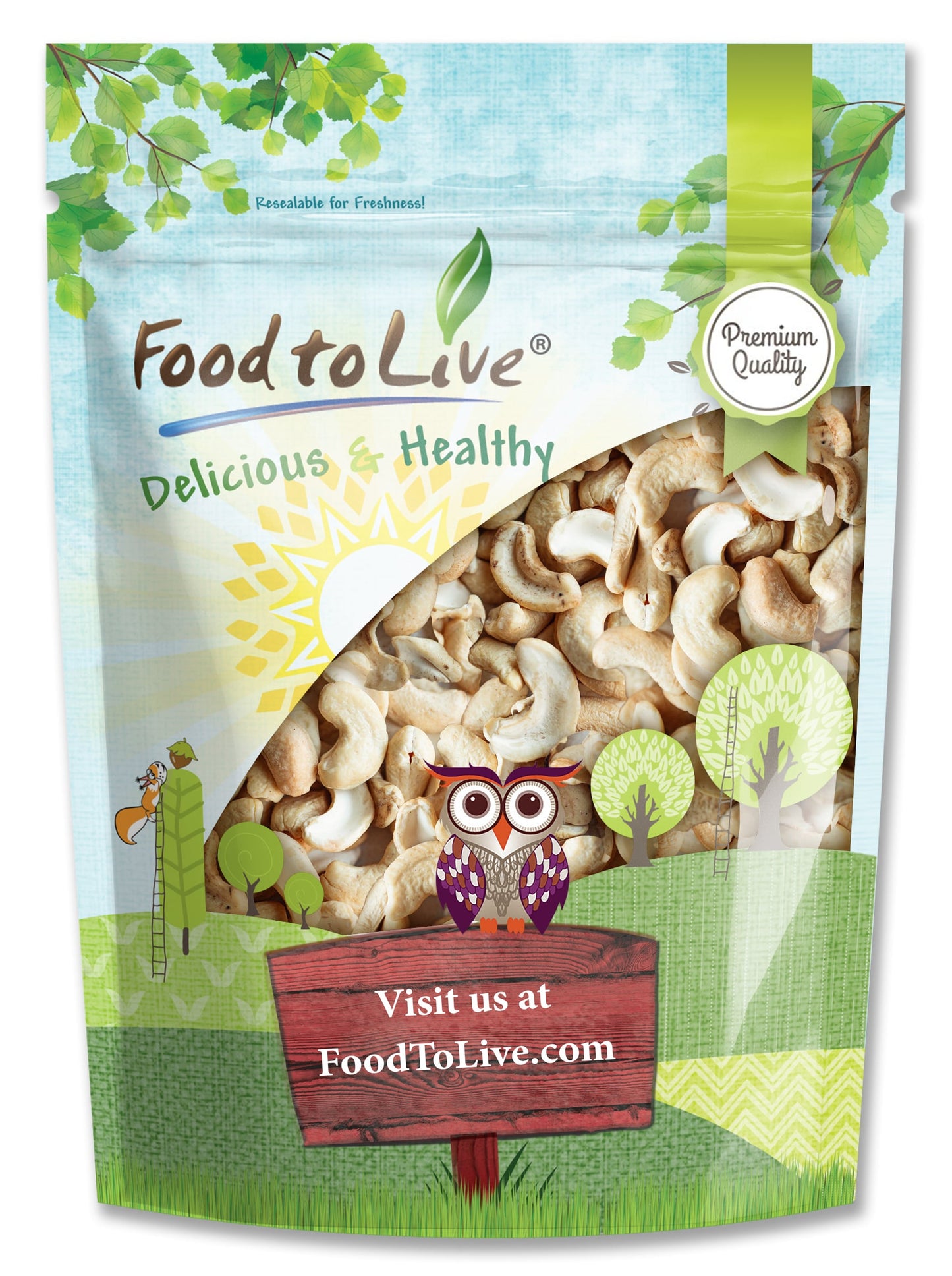 Cashew Pieces - by Food To Live