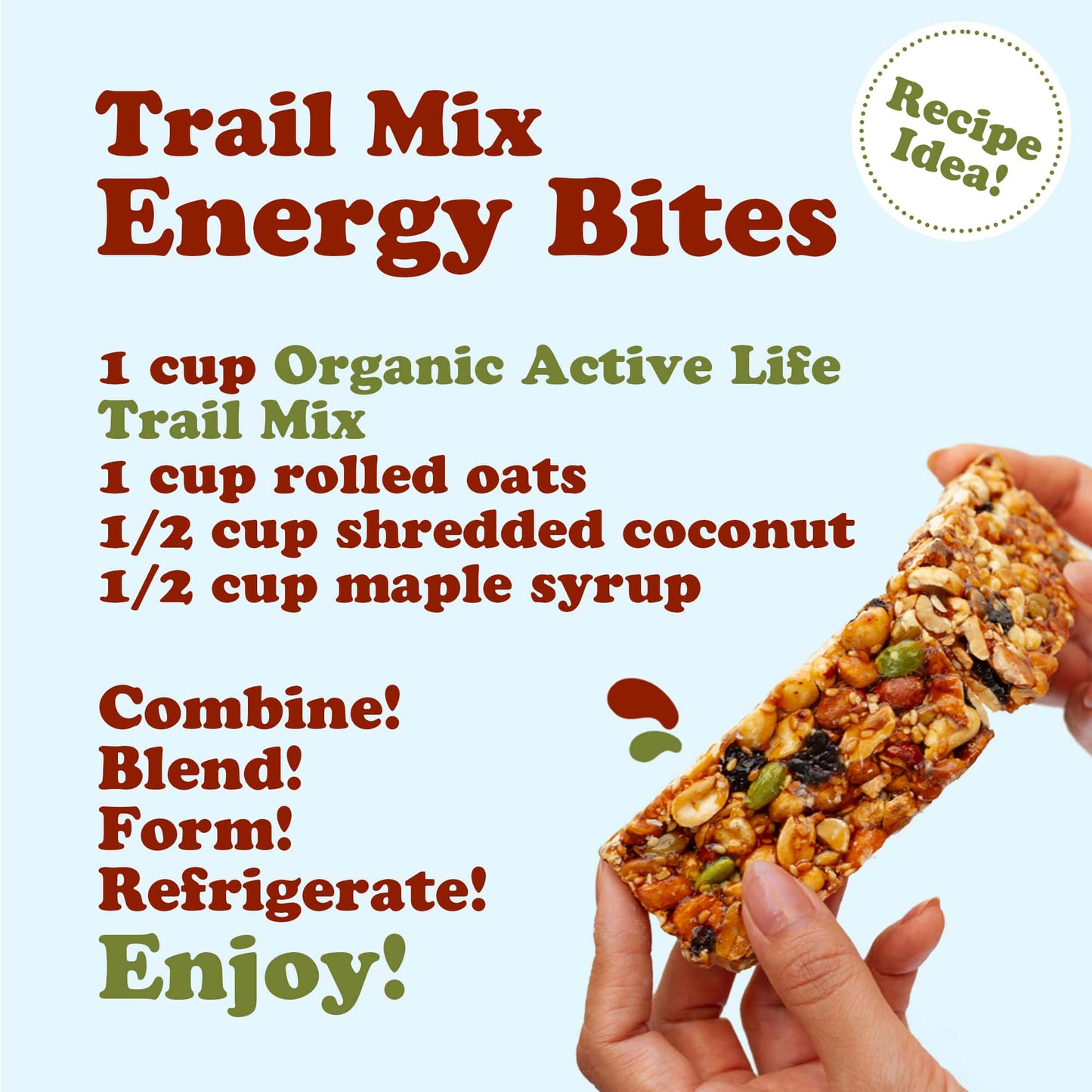 Organic Active Life Trail Mix — Raw and Non-GMO Snack Mix Contains Cashews, Pumpkin Seeds, Apricots, Hazelnuts, Almonds. Vegan, Kosher, Bulk