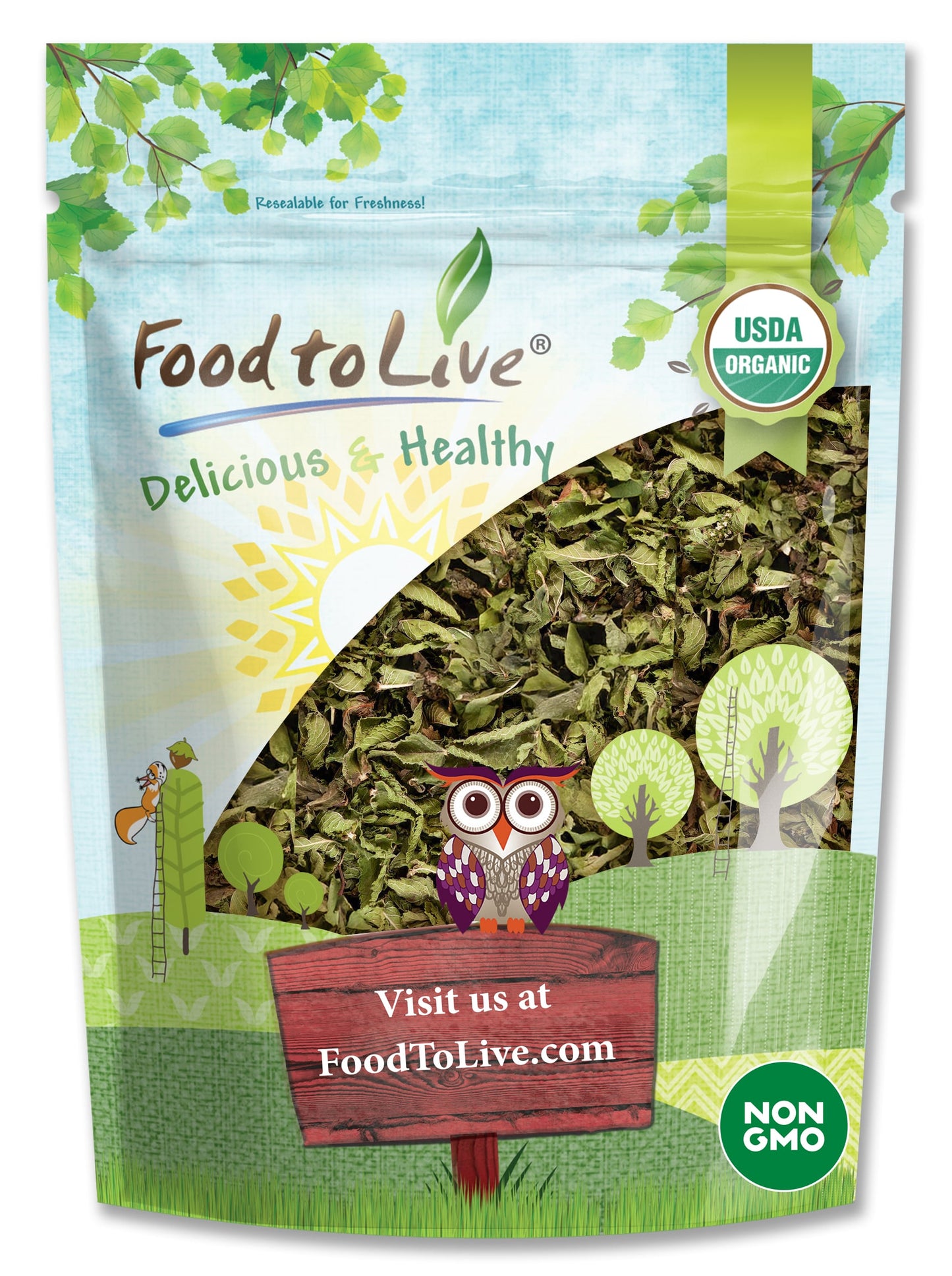 Organic Spearmint Leaves - by Food To Live