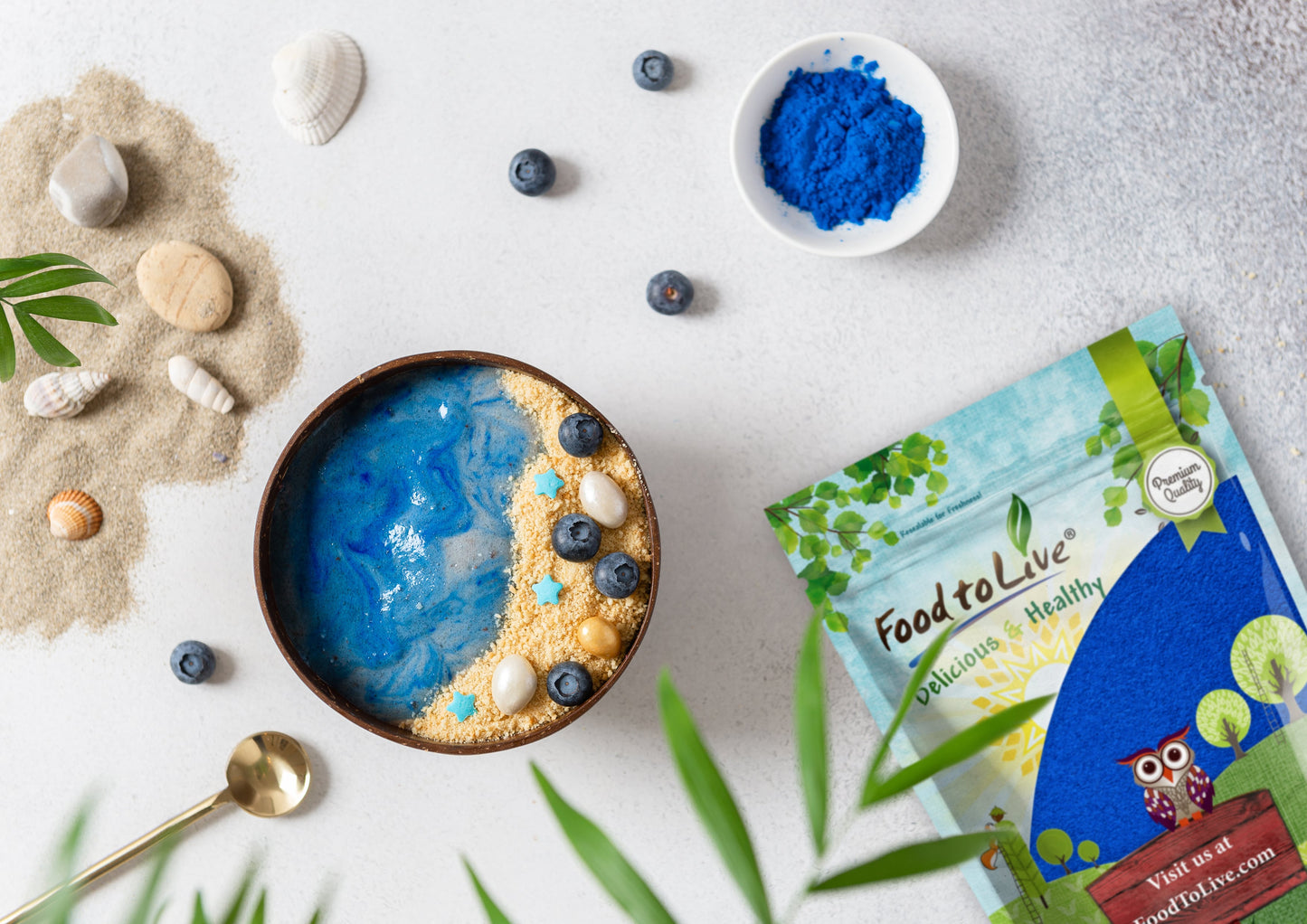 Blue Spirulina Powder - by Food To Live