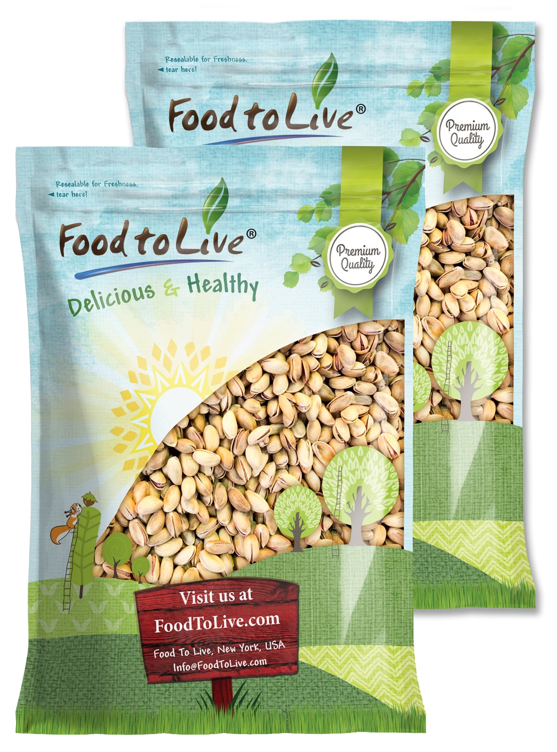 Pistachios, Roasted and Salted - by Food To Live