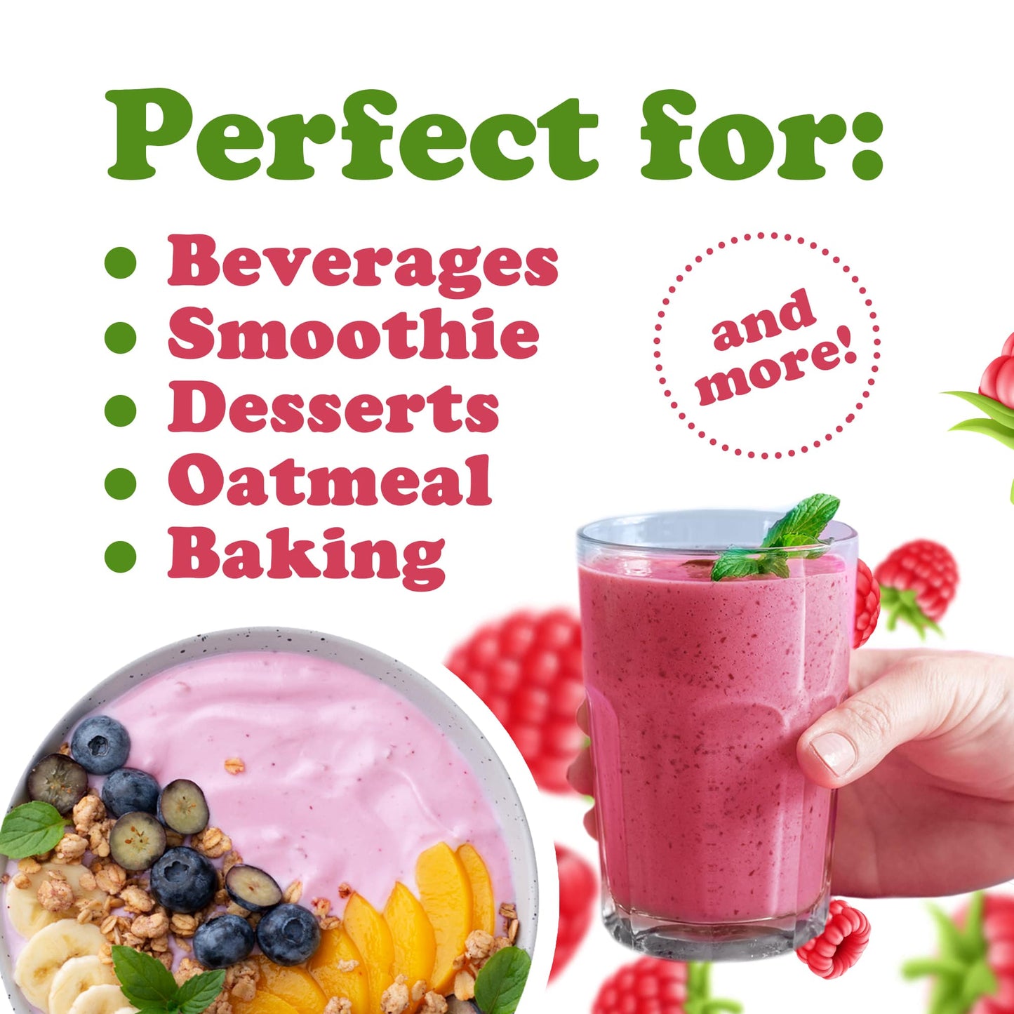 Organic Raspberry Powder - by Food To Live